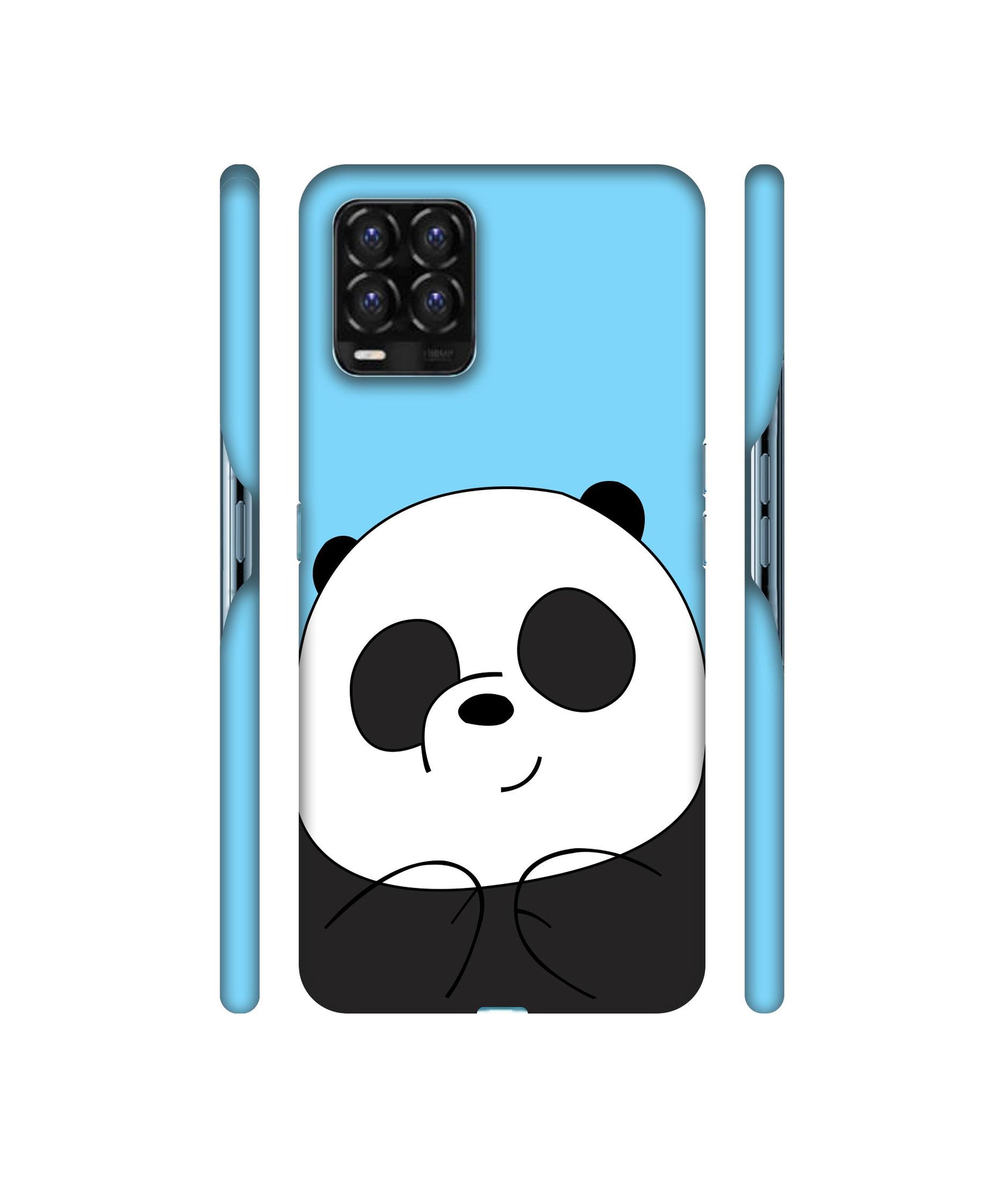 Cute Panda Designer Hard Back Cover for Realme 8 / Realme 8 Pro