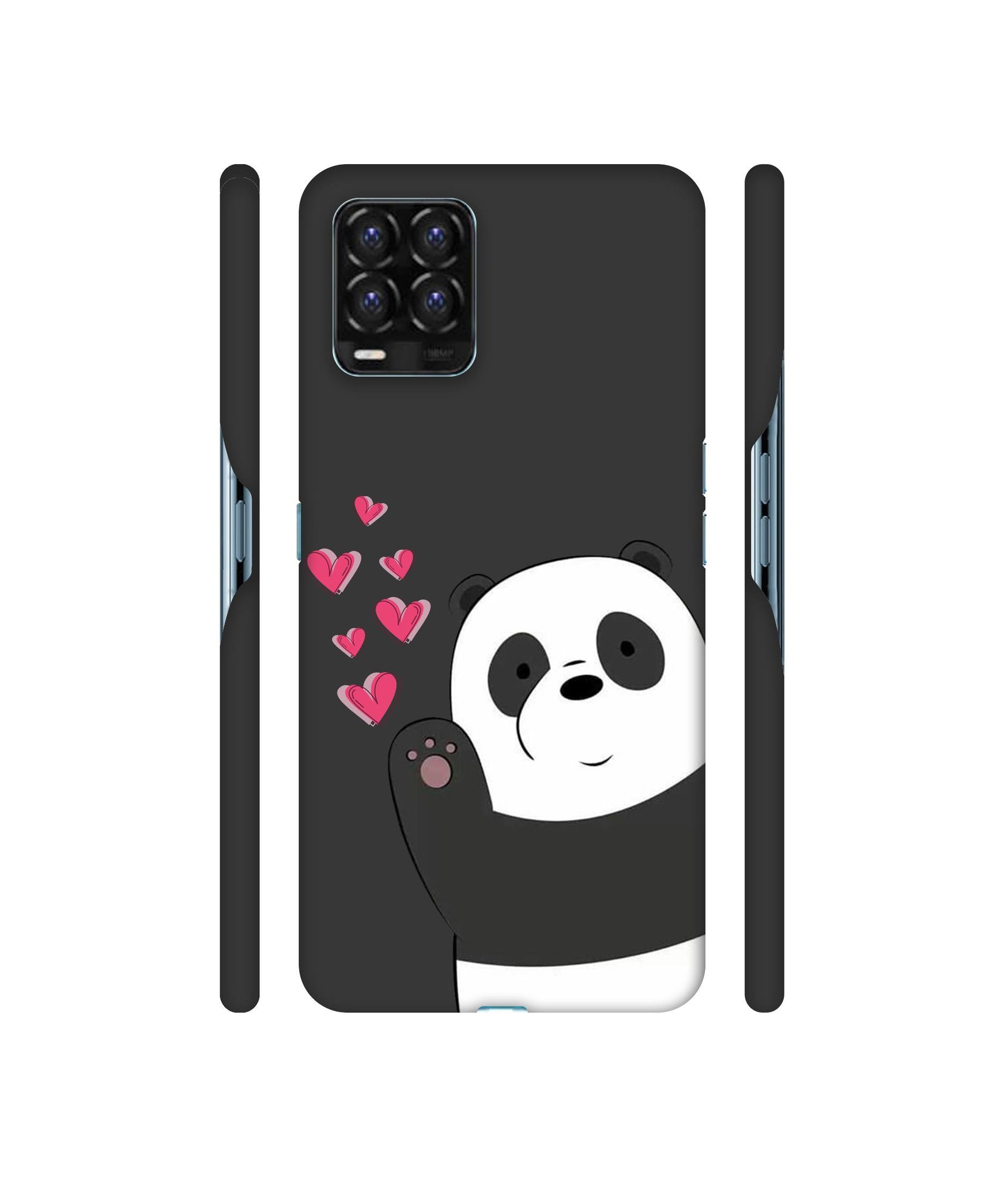 Love Panda Designer Hard Back Cover for Realme 8 / Realme 8 Pro