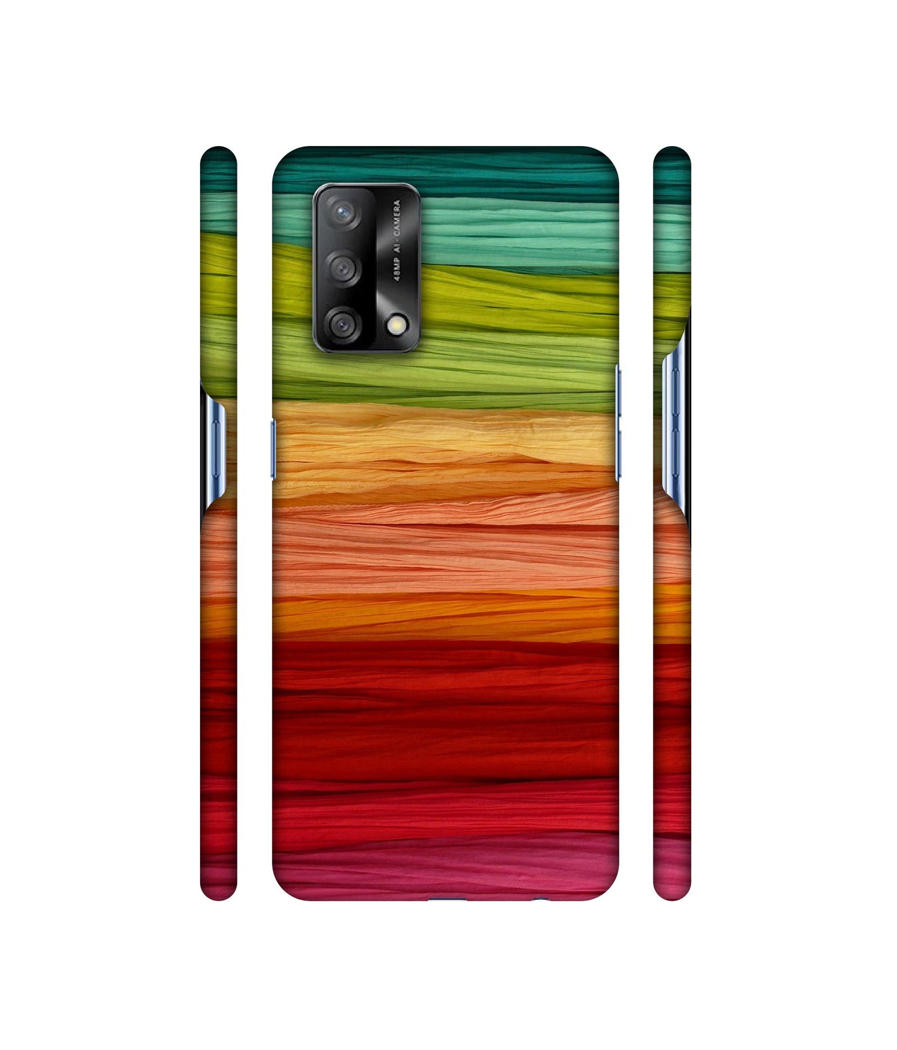 Colorful Thread Designer Hard Back Cover for Oppo F19