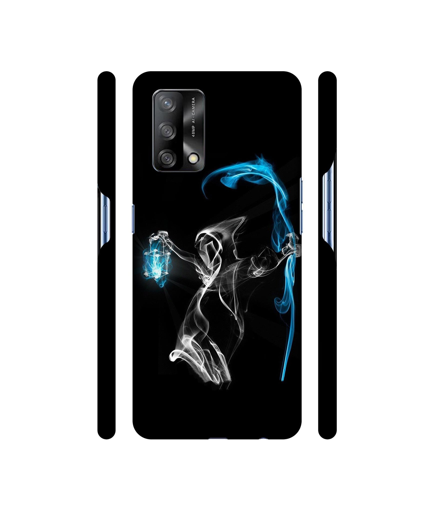 3D Skull Designer Hard Back Cover for Oppo F19