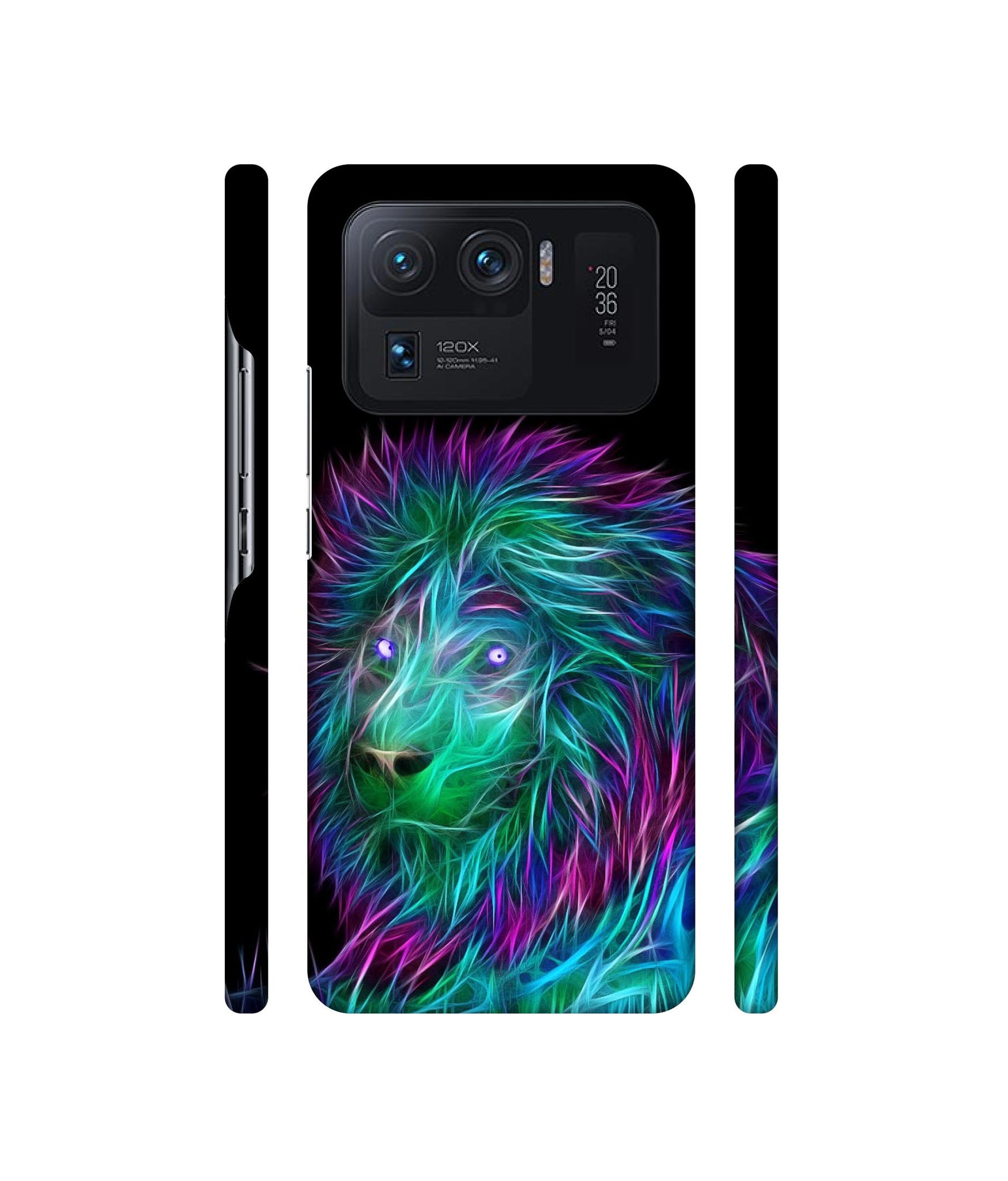 3D Lion Designer Hard Back Cover for Mi 11 Ultra