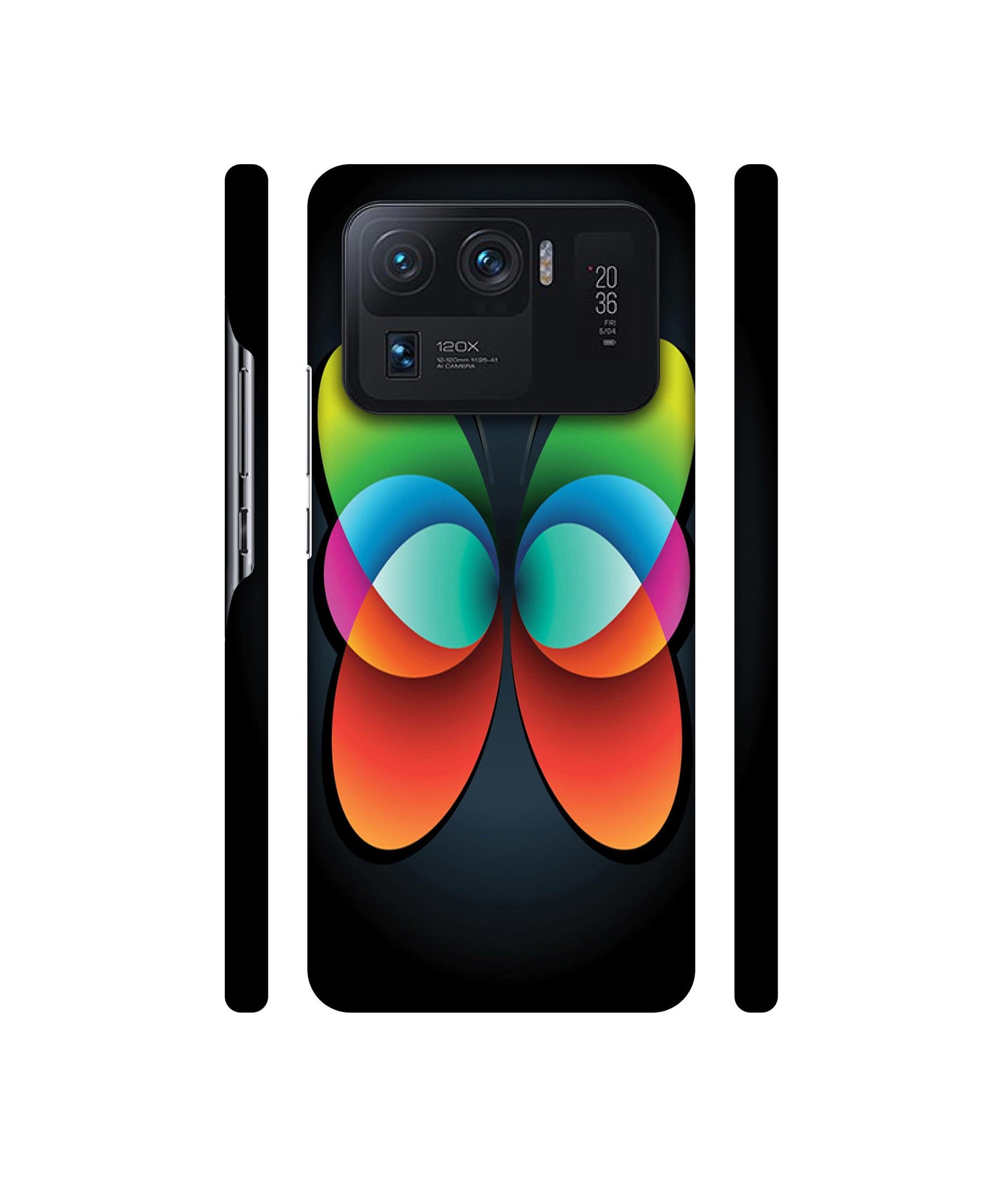 Colourfull Butterfly Designer Hard Back Cover for Mi 11 Ultra