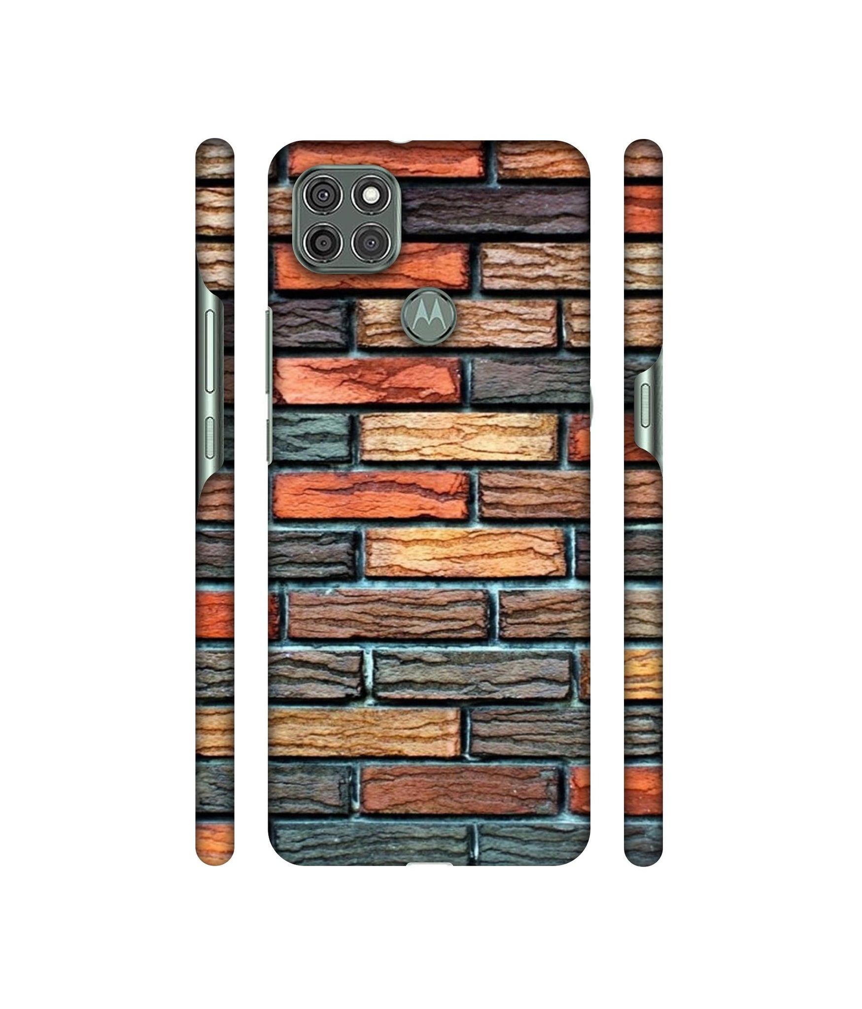 Brick Wall Designer Hard Back Cover for Motorola Moto G9 Power