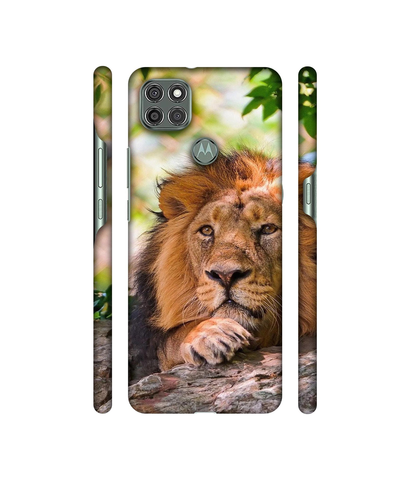 Tiger Pattern Print Designer Hard Back Cover for Motorola Moto G9 Power