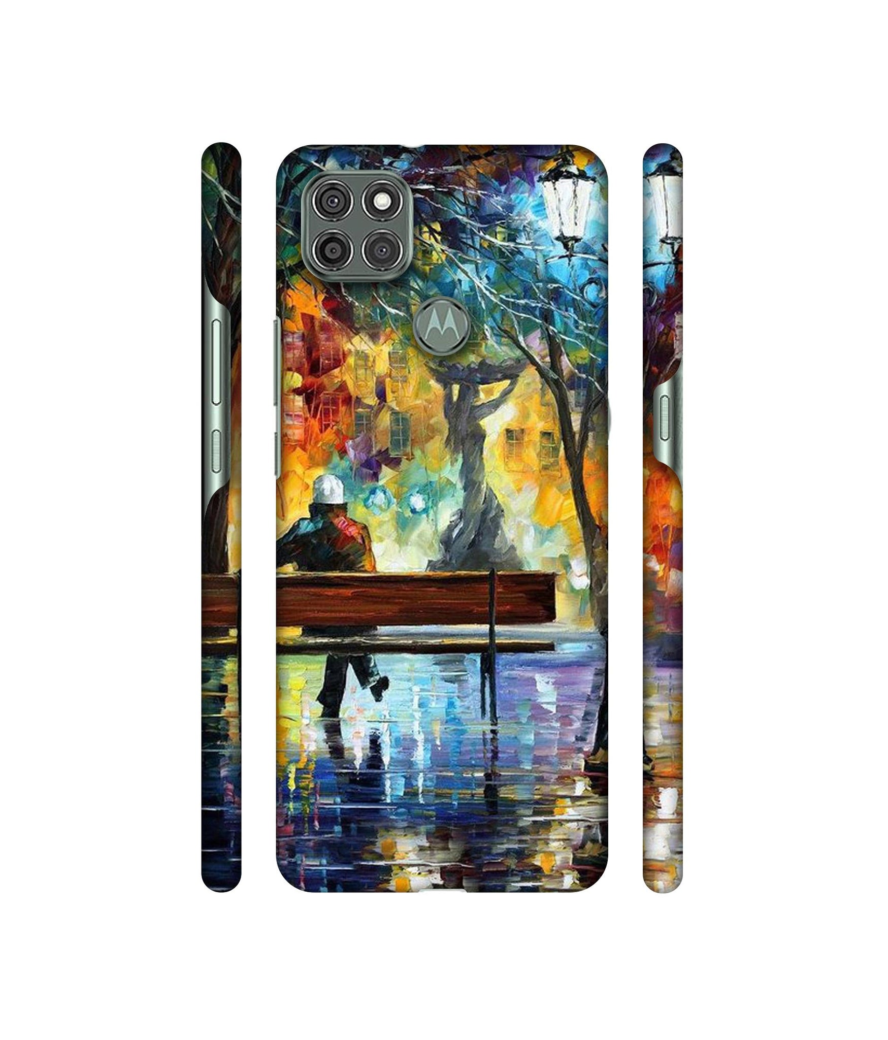 Man Resting Designer Hard Back Cover for Motorola Moto G9 Power