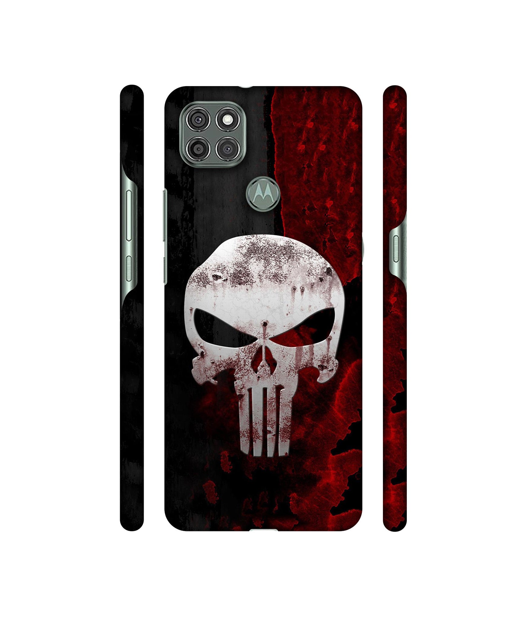 Punisher Skull Designer Hard Back Cover for Motorola Moto G9 Power