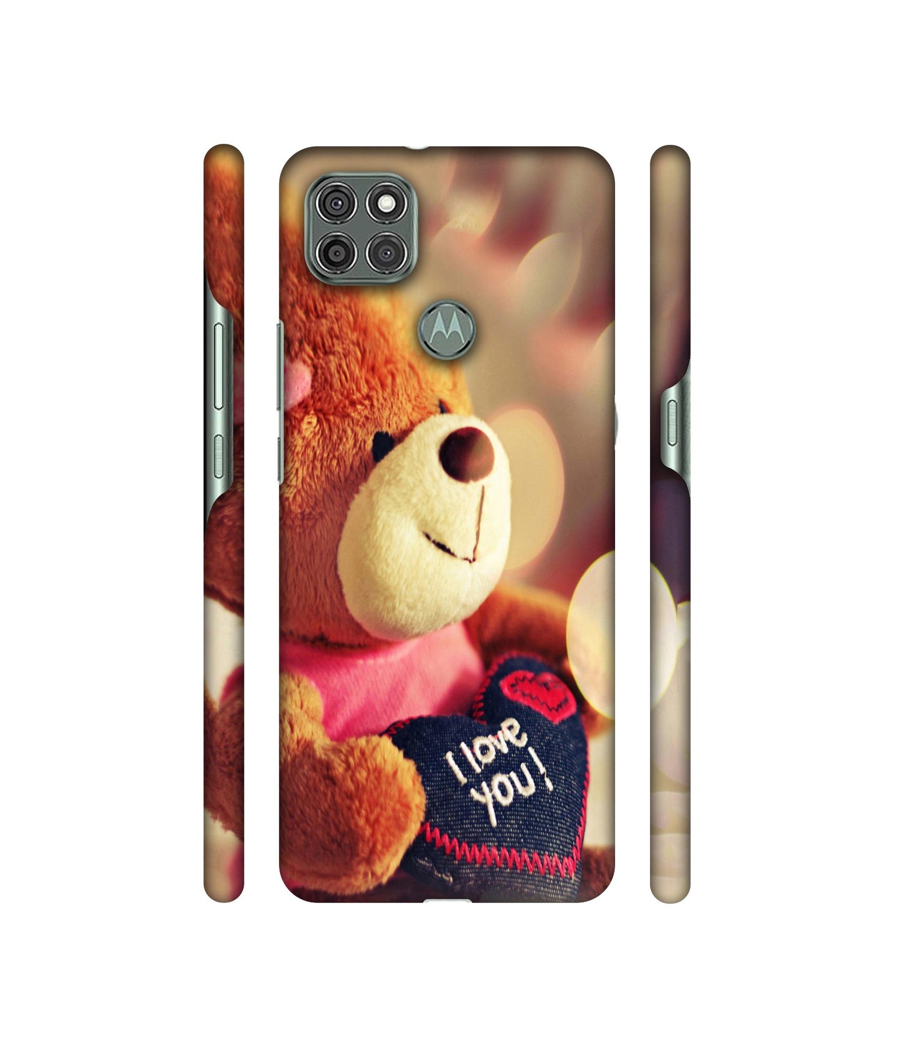 Teddy Bear Designer Hard Back Cover for Motorola Moto G9 Power