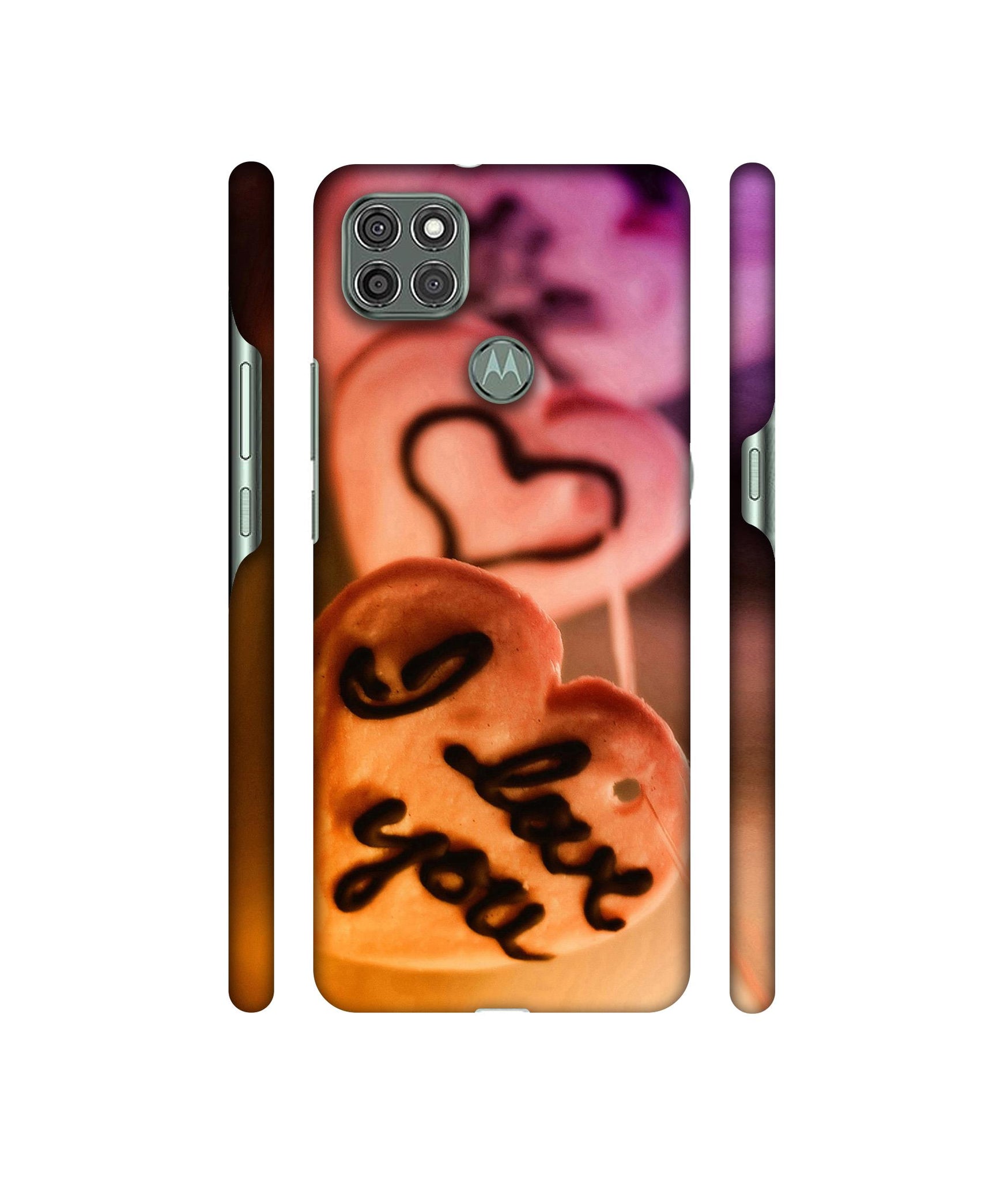 I Love you Designer Hard Back Cover for Motorola Moto G9 Power