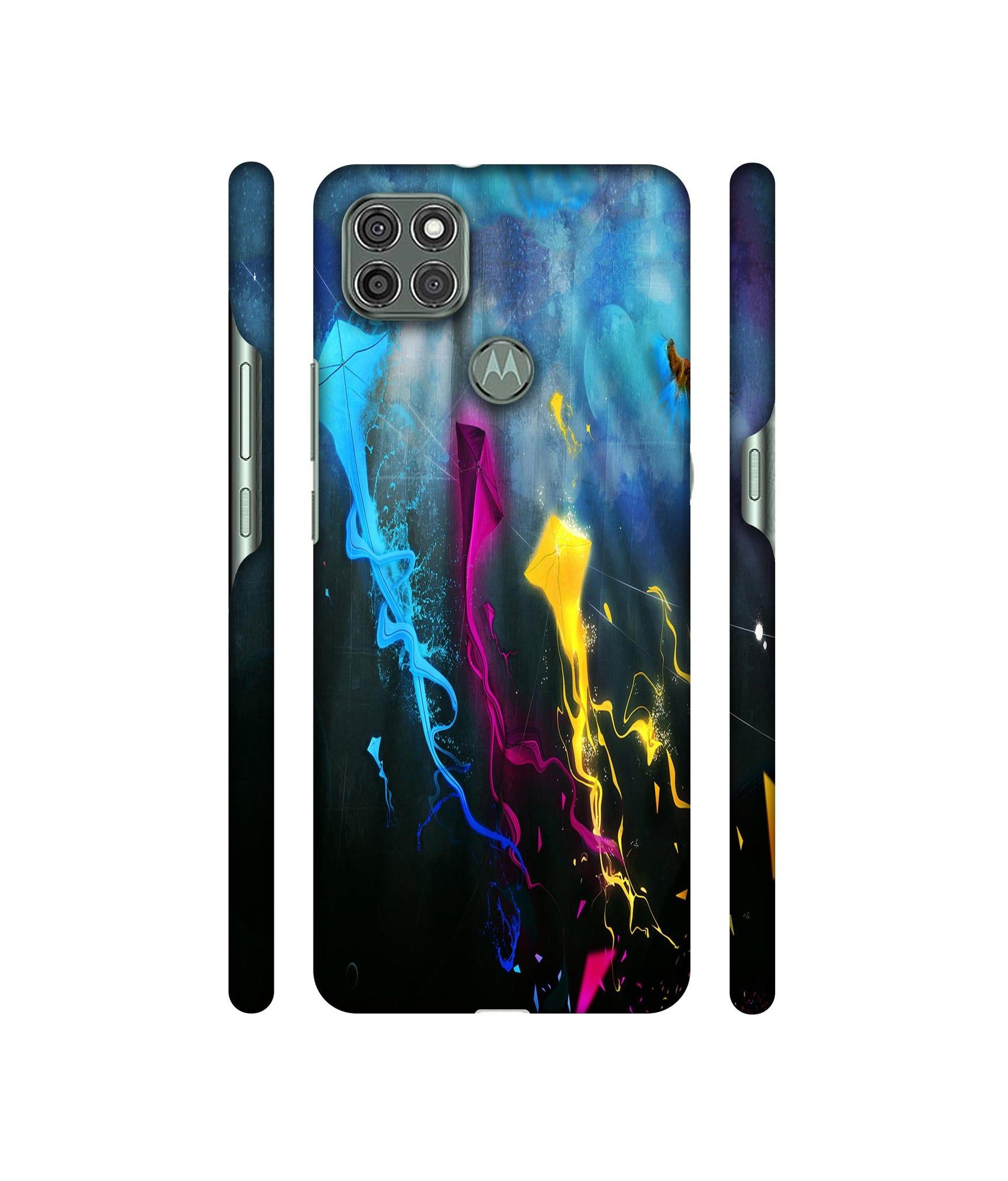 Kites Designer Hard Back Cover for Motorola Moto G9 Power