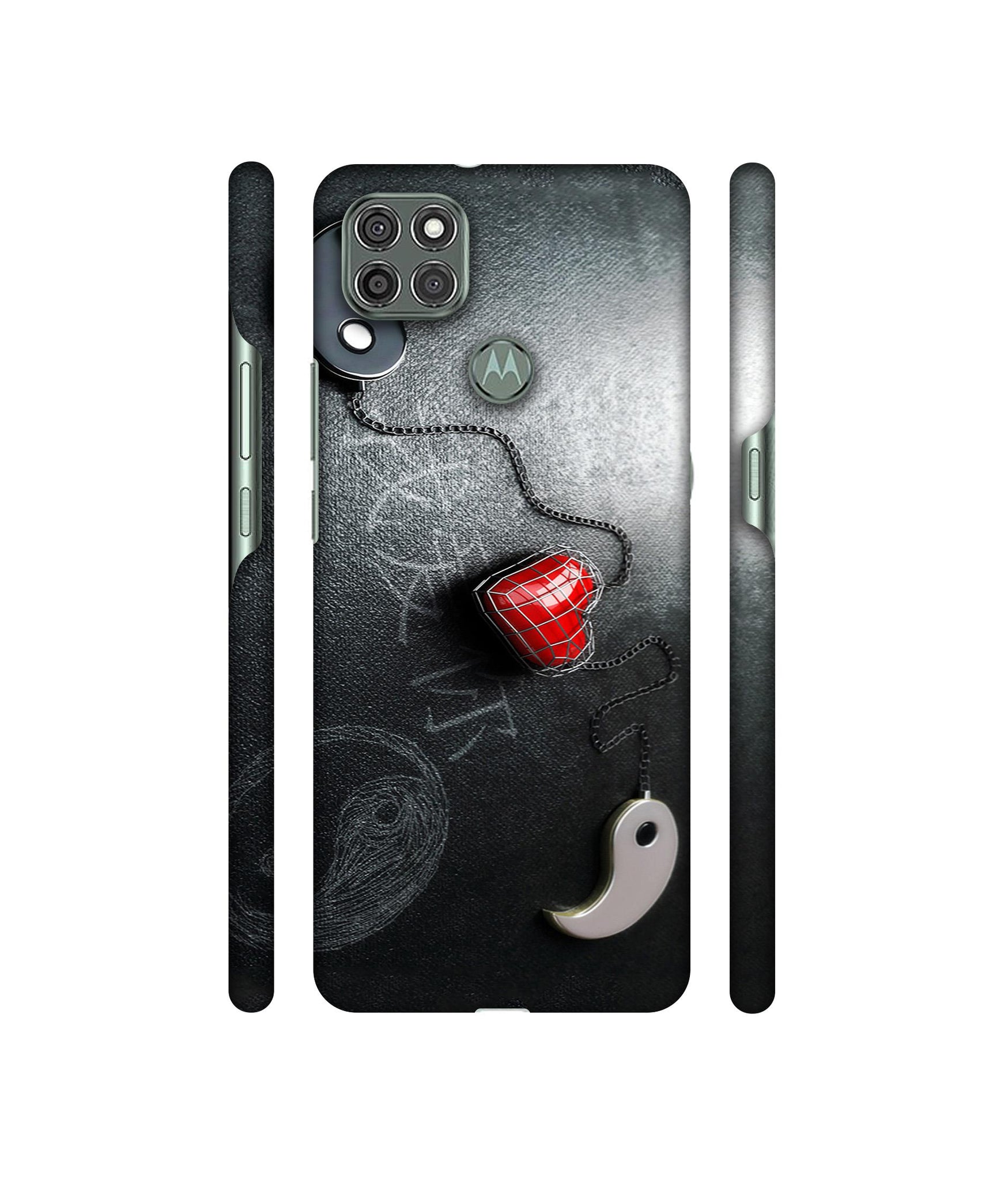 Chinnese Yin and Yang Designer Hard Back Cover for Motorola Moto G9 Power