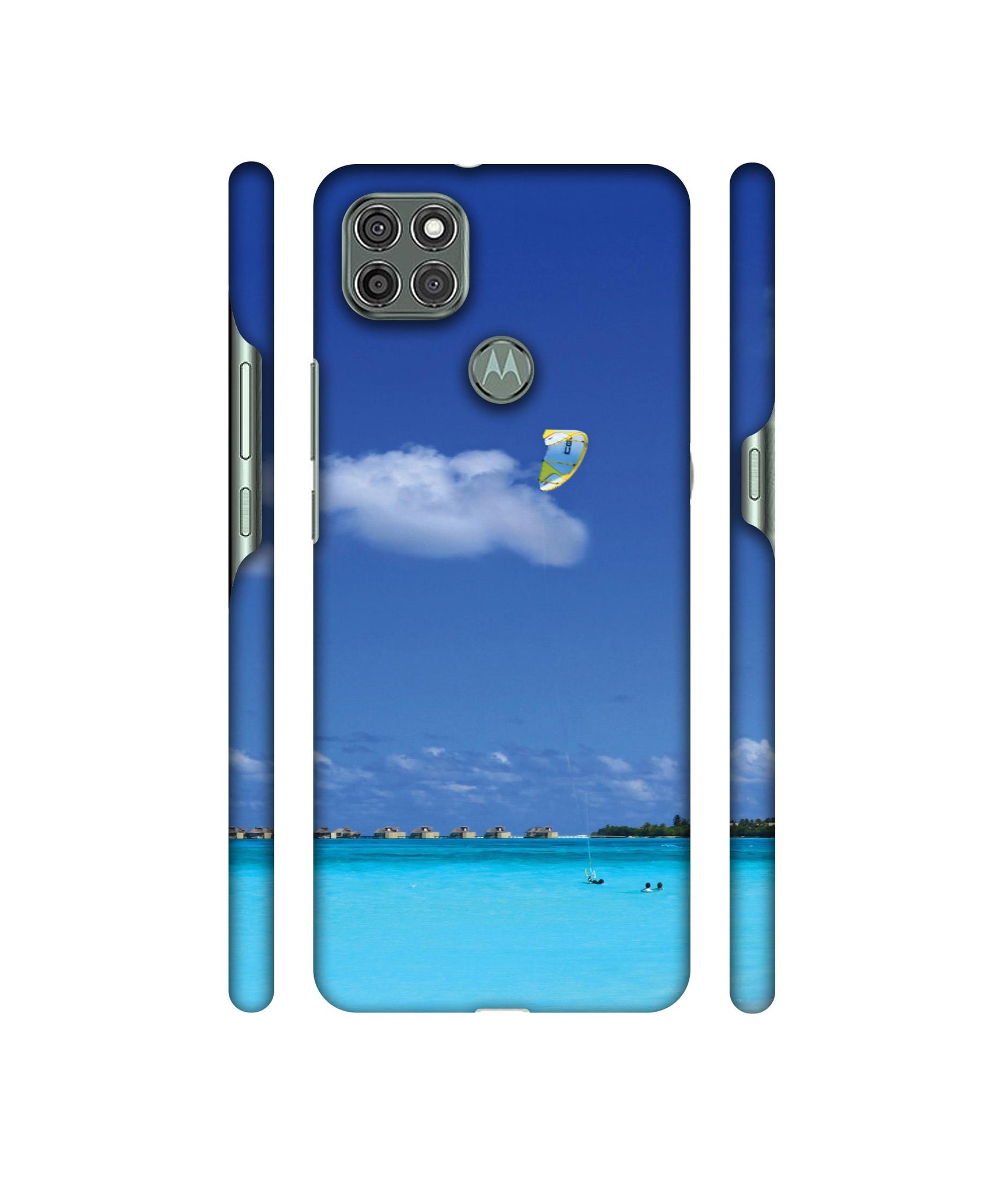 Maldivies Ocean Designer Hard Back Cover for Motorola Moto G9 Power