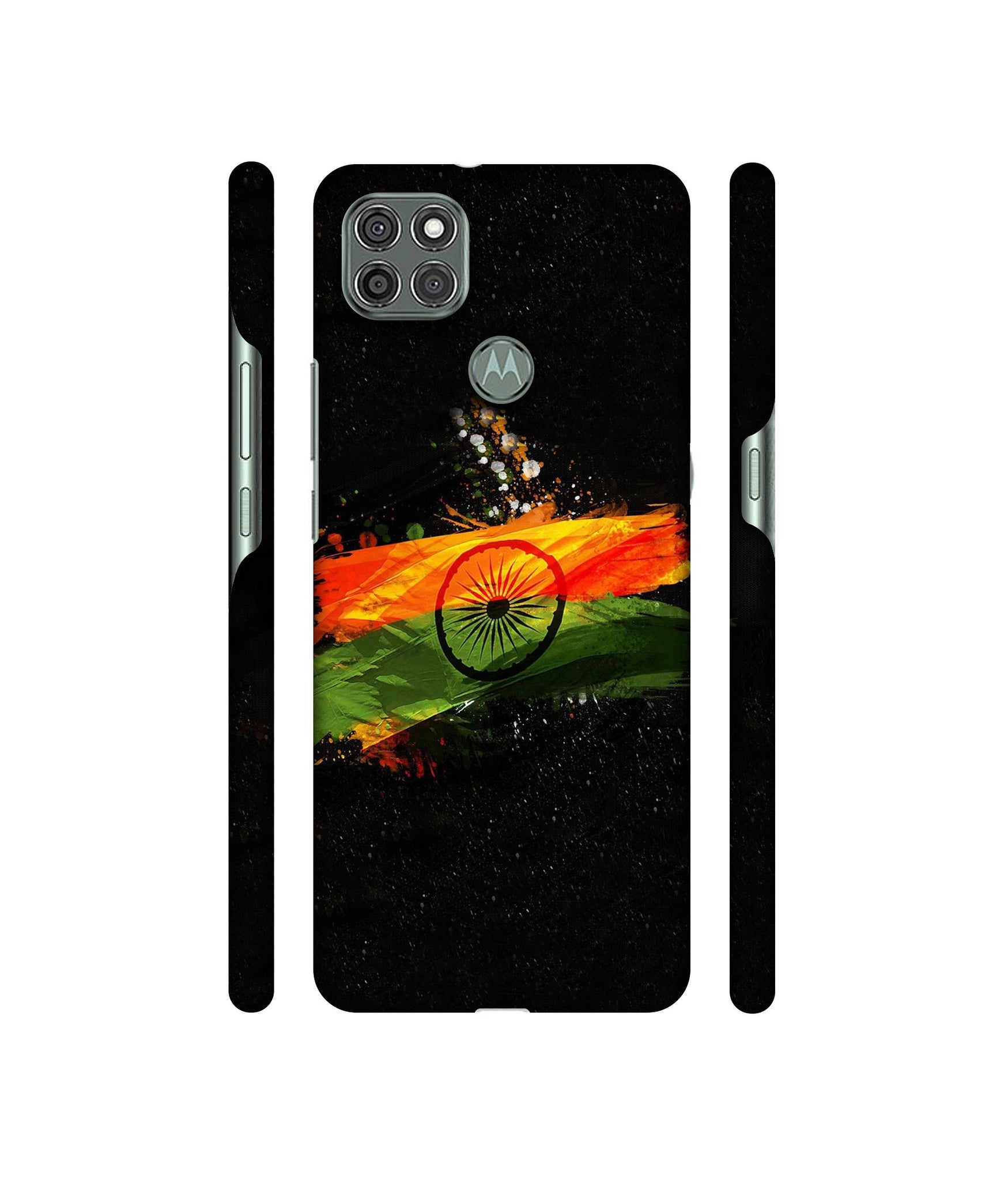 Indian Flag Designer Hard Back Cover for Motorola Moto G9 Power