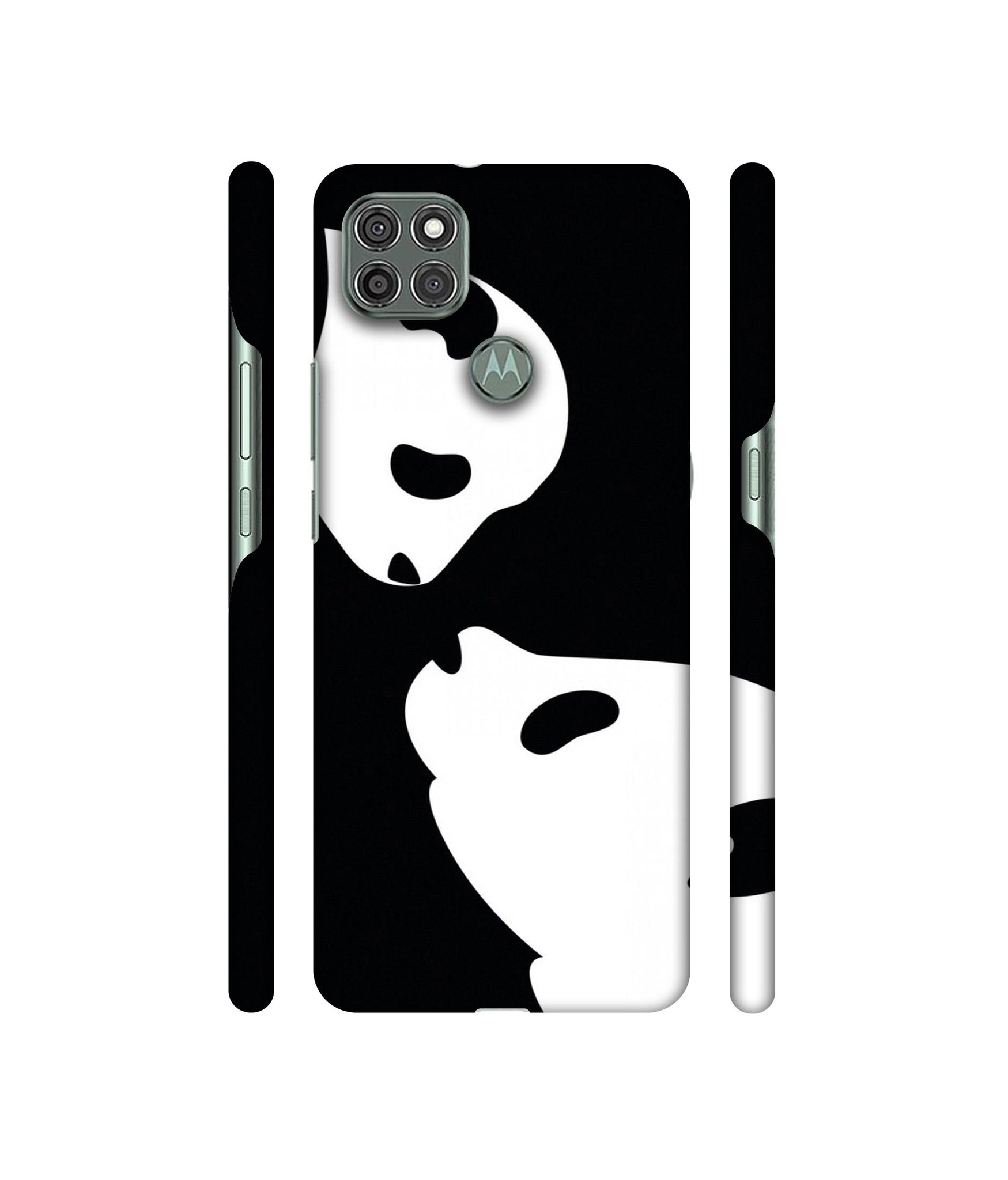 Panda Drawing Designer Hard Back Cover for Motorola Moto G9 Power