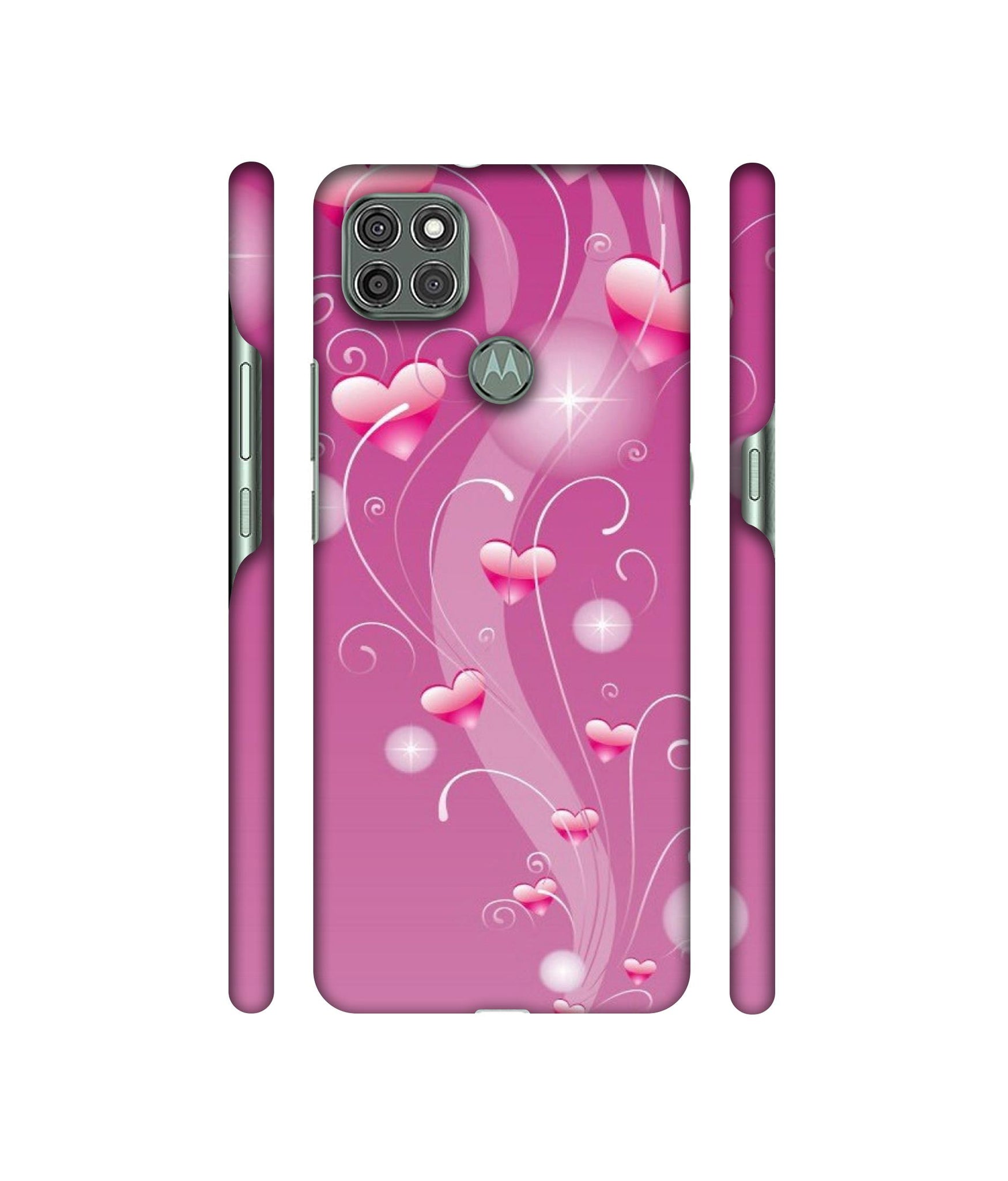 Tea White Designer Hard Back Cover for Motorola Moto G9 Power
