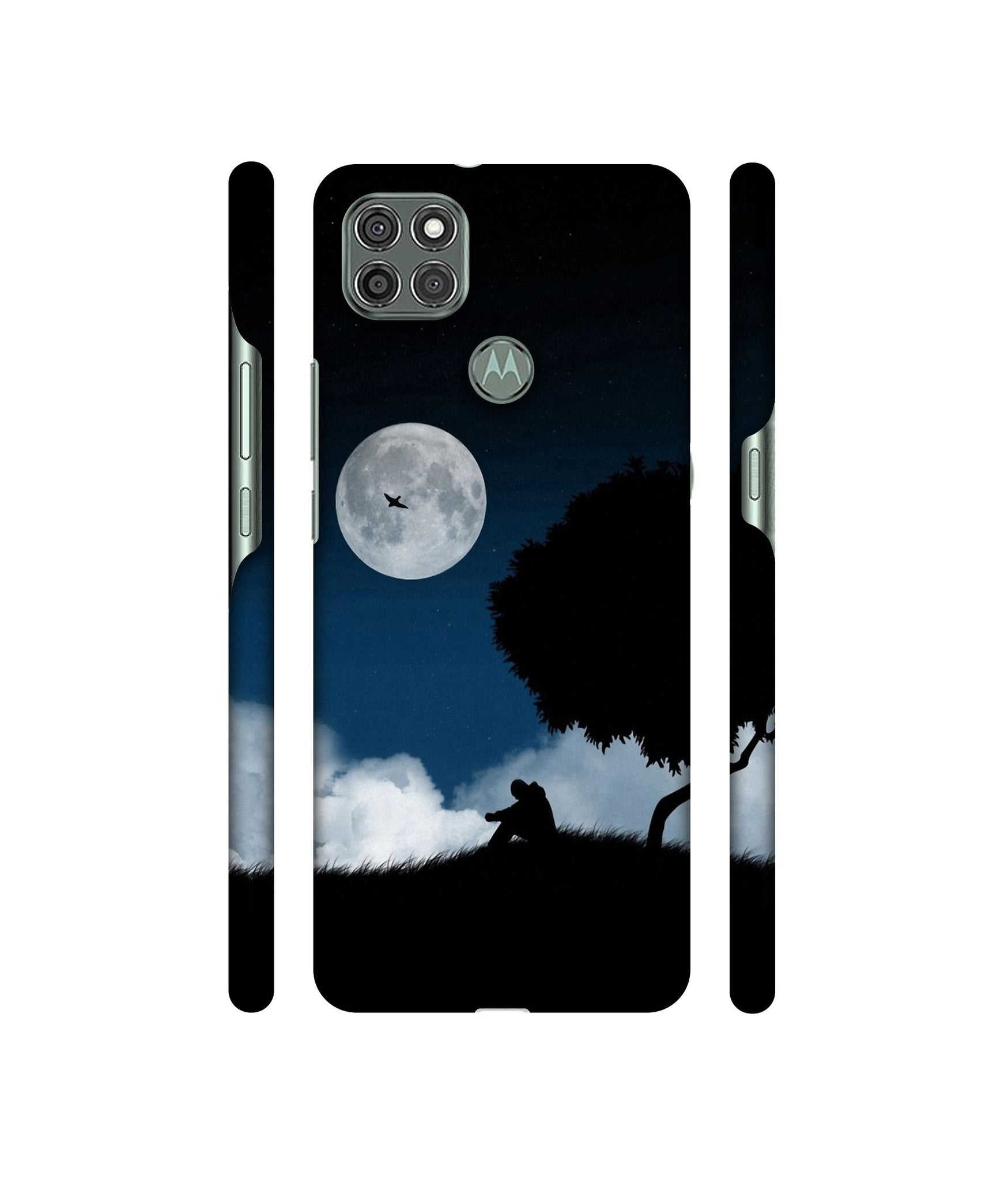 Solitude Tree Designer Hard Back Cover for Motorola Moto G9 Power