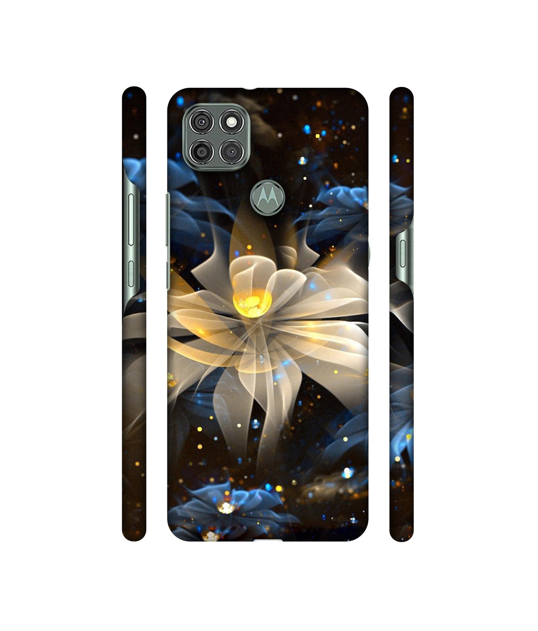 Art Flower Designer Hard Back Cover for Motorola Moto G9 Power