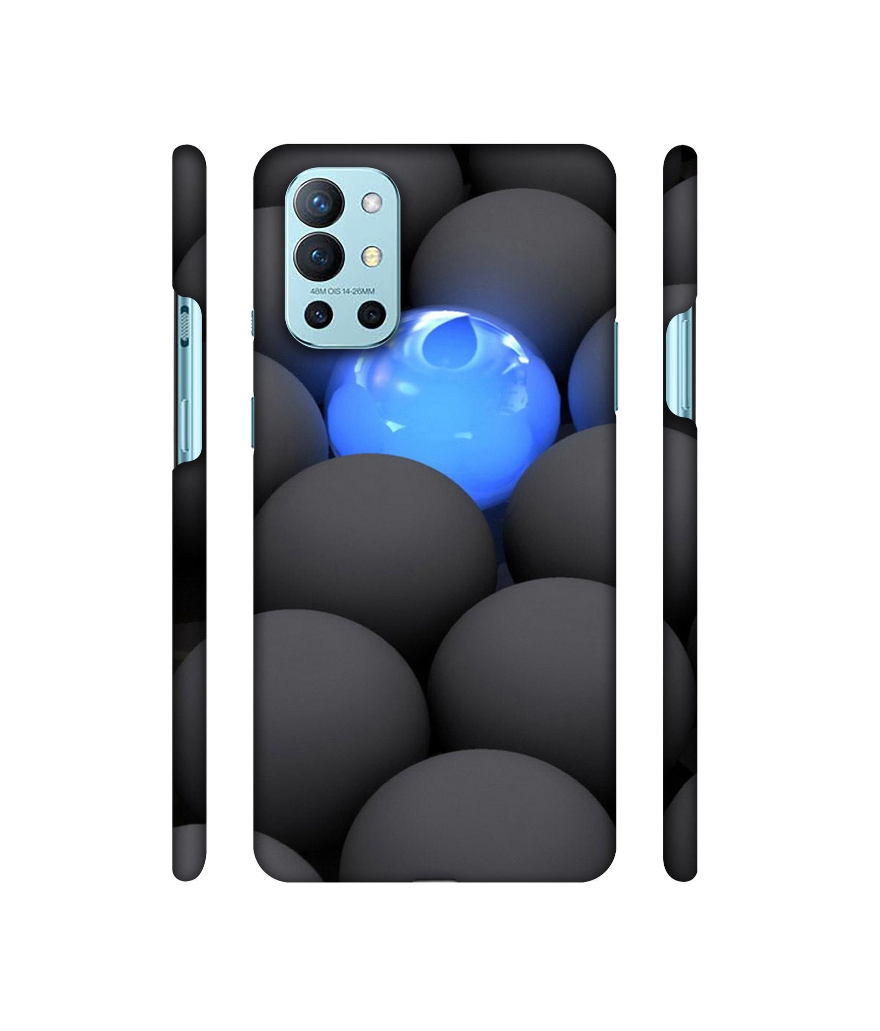 Balls Dark Neon Sight Surface Designer Hard Back Cover for OnePlus 9R