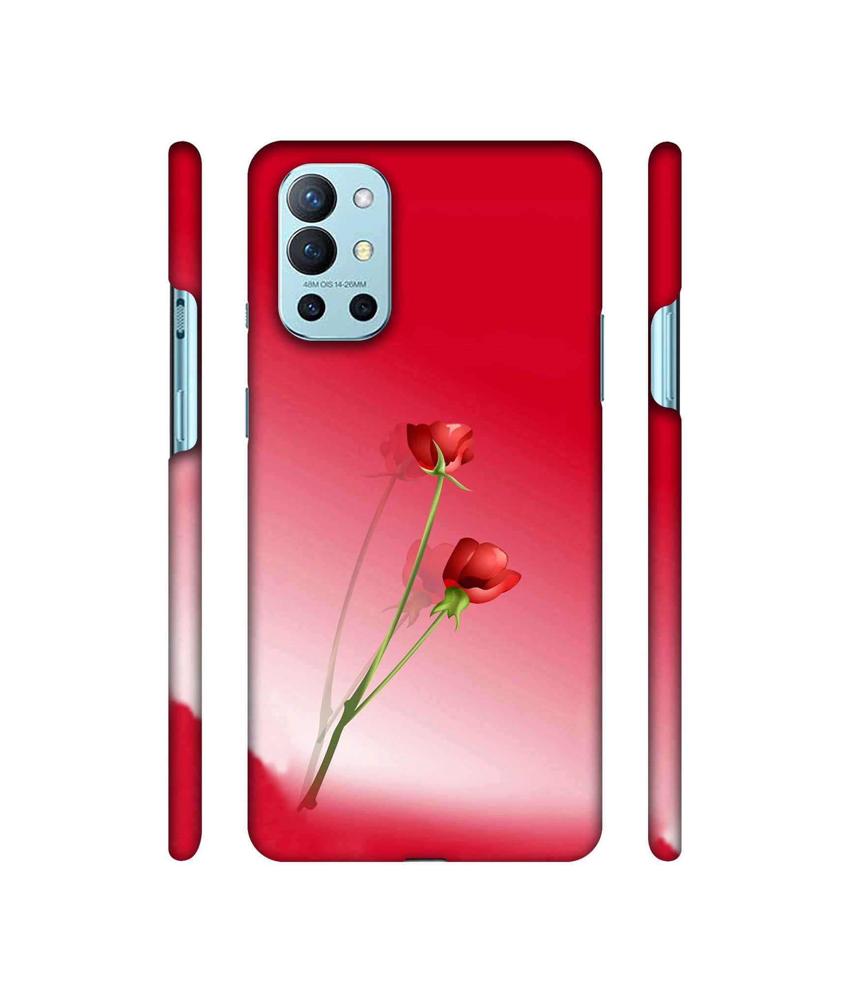 Red Roses Designer Hard Back Cover for OnePlus 9R