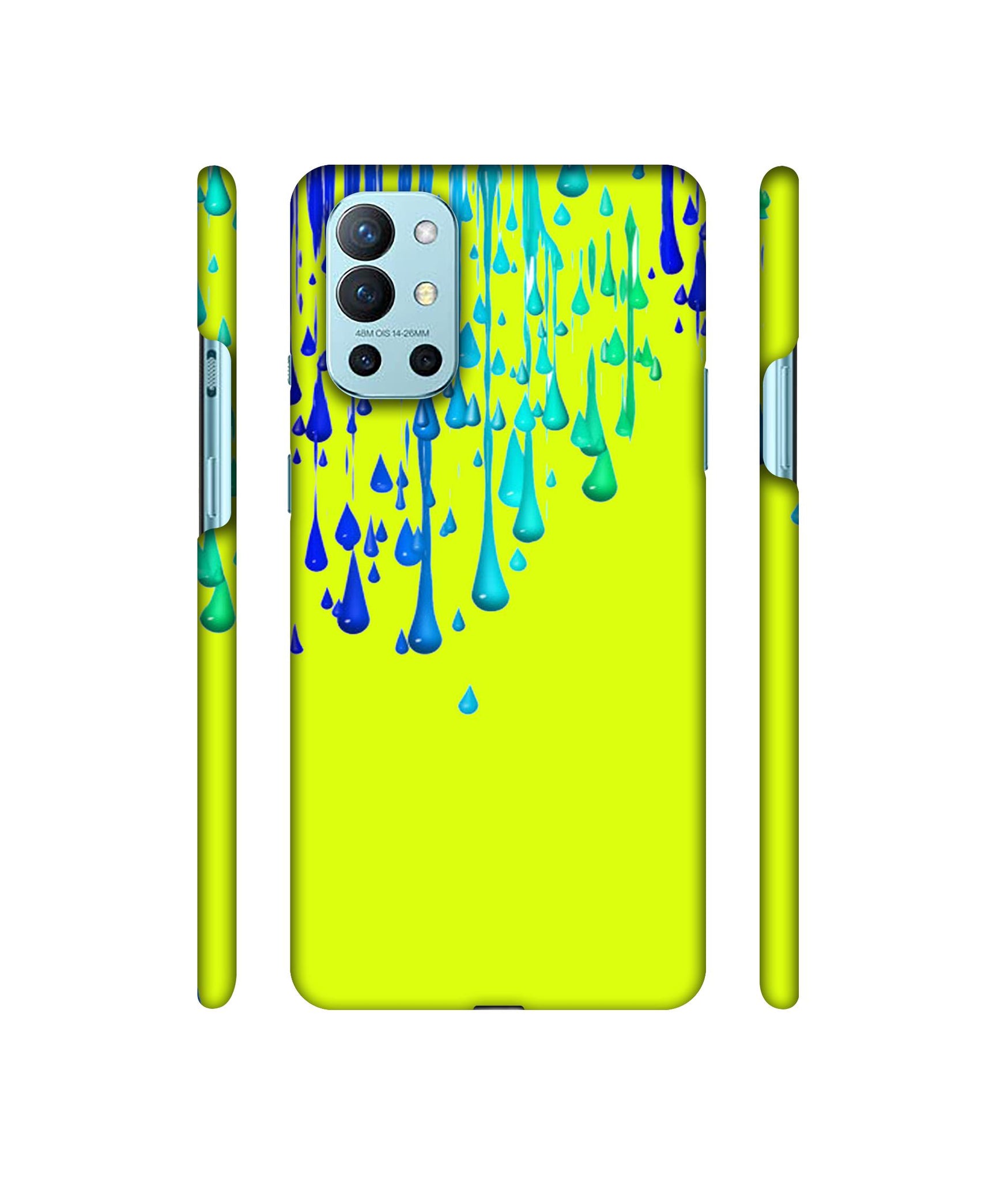 Neon Paint Designer Hard Back Cover for OnePlus 9R