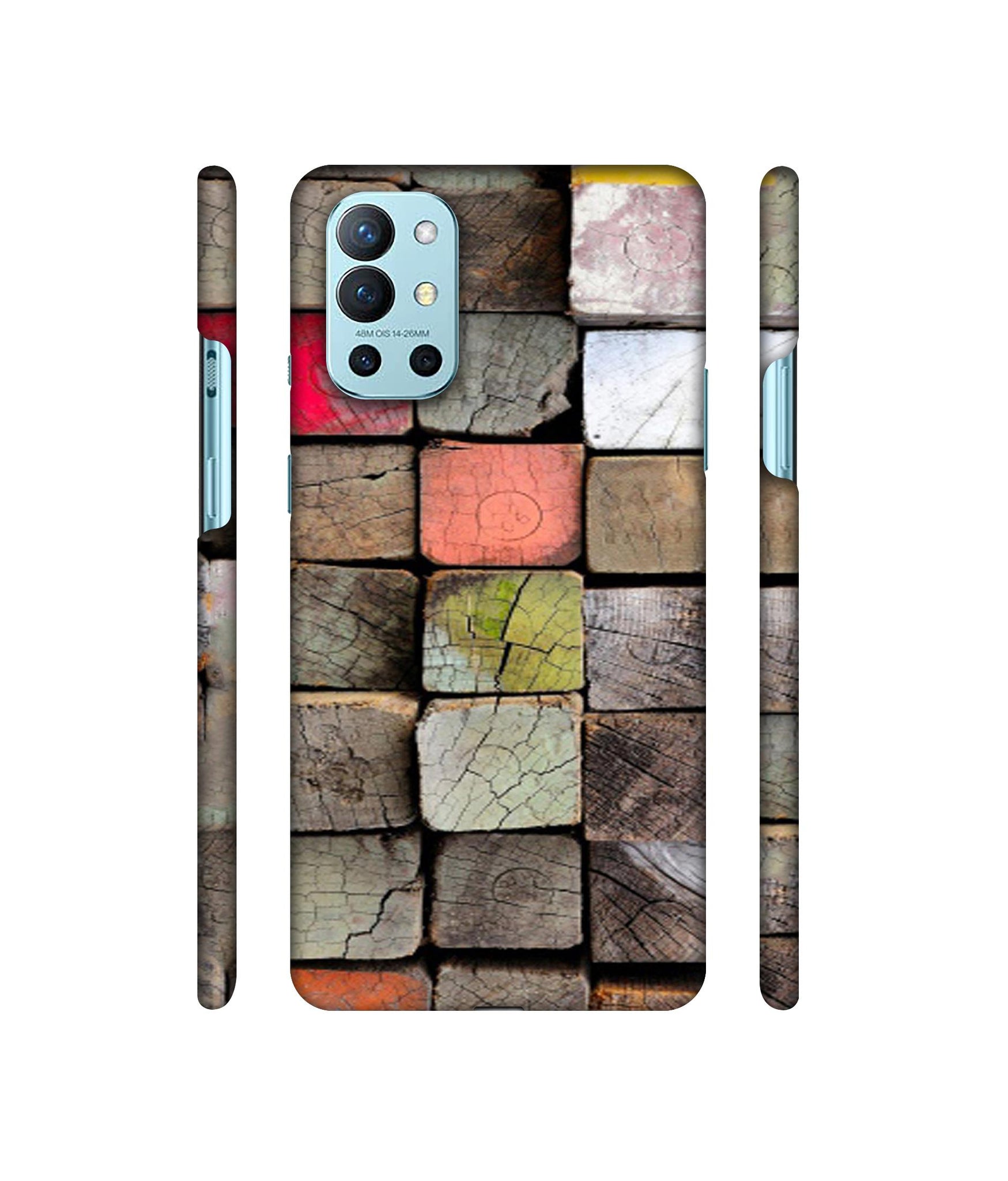 Wood Lumber Paint Designer Hard Back Cover for OnePlus 9R