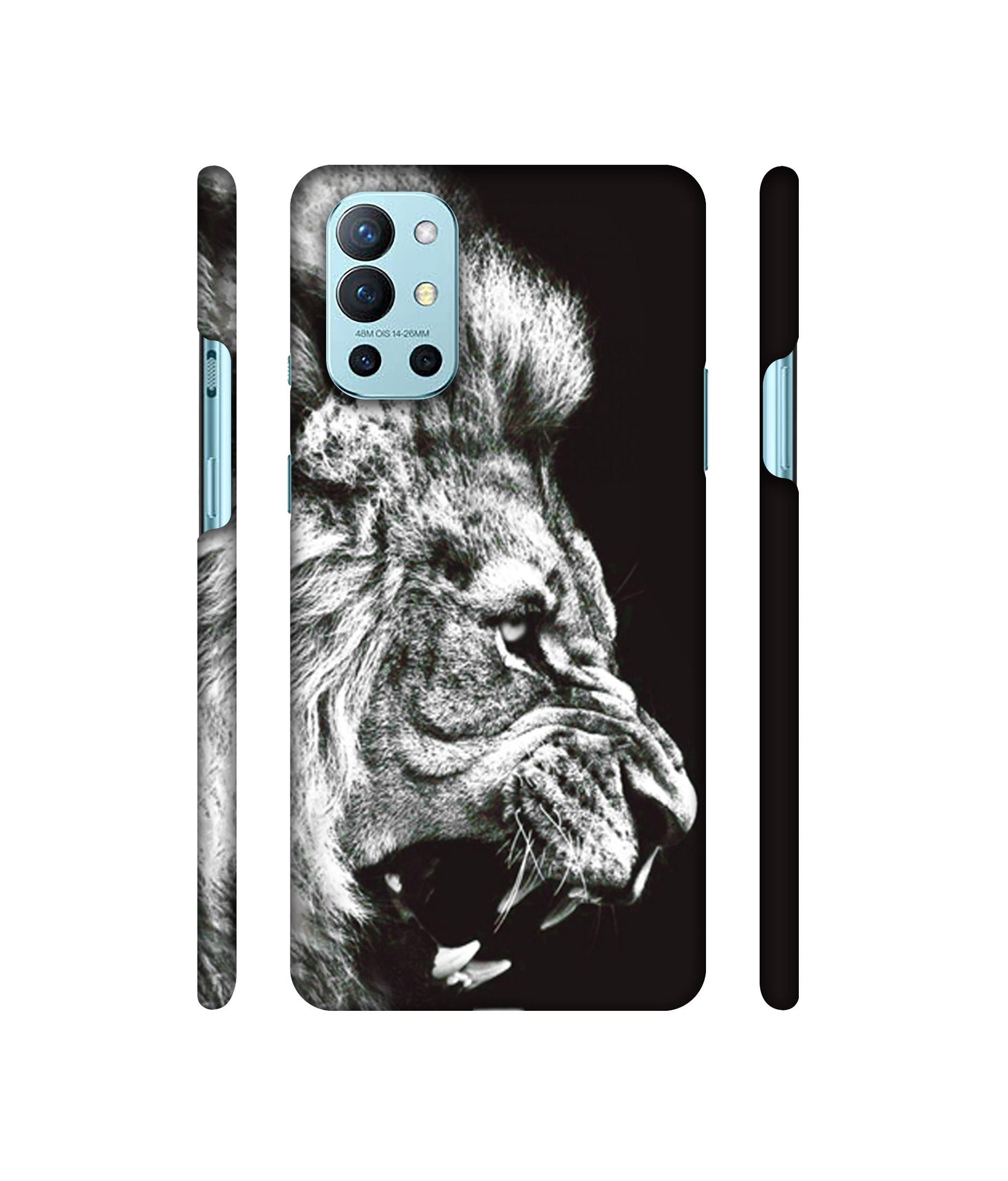 Angry Lion Designer Hard Back Cover for OnePlus 9R