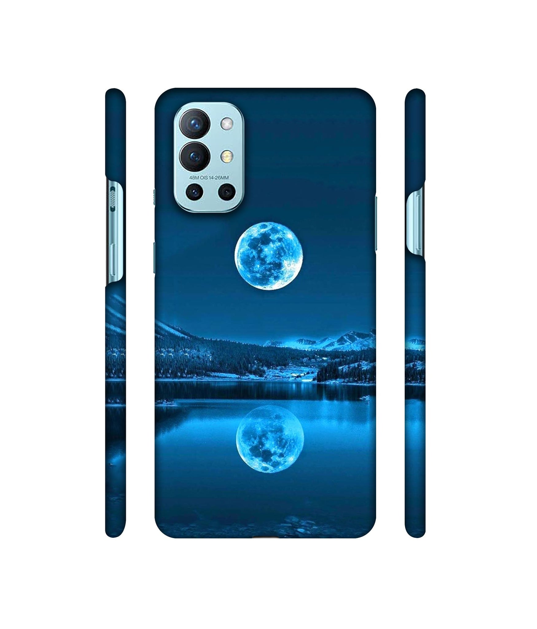 Awesome Moon Designer Hard Back Cover for OnePlus 9R