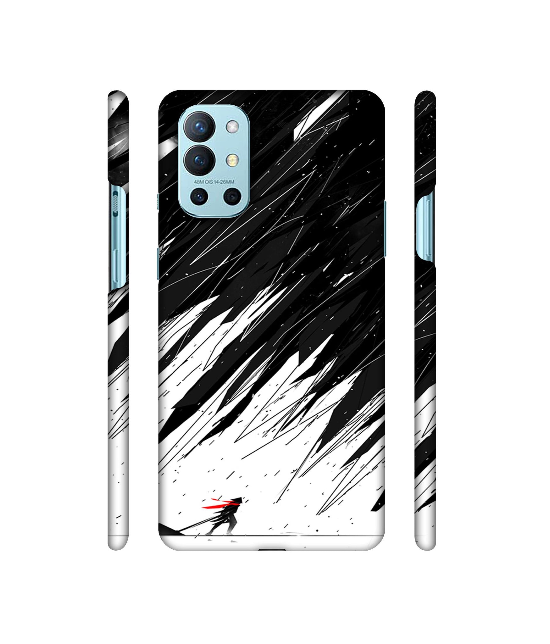 Geometric Strom Designer Hard Back Cover for OnePlus 9R