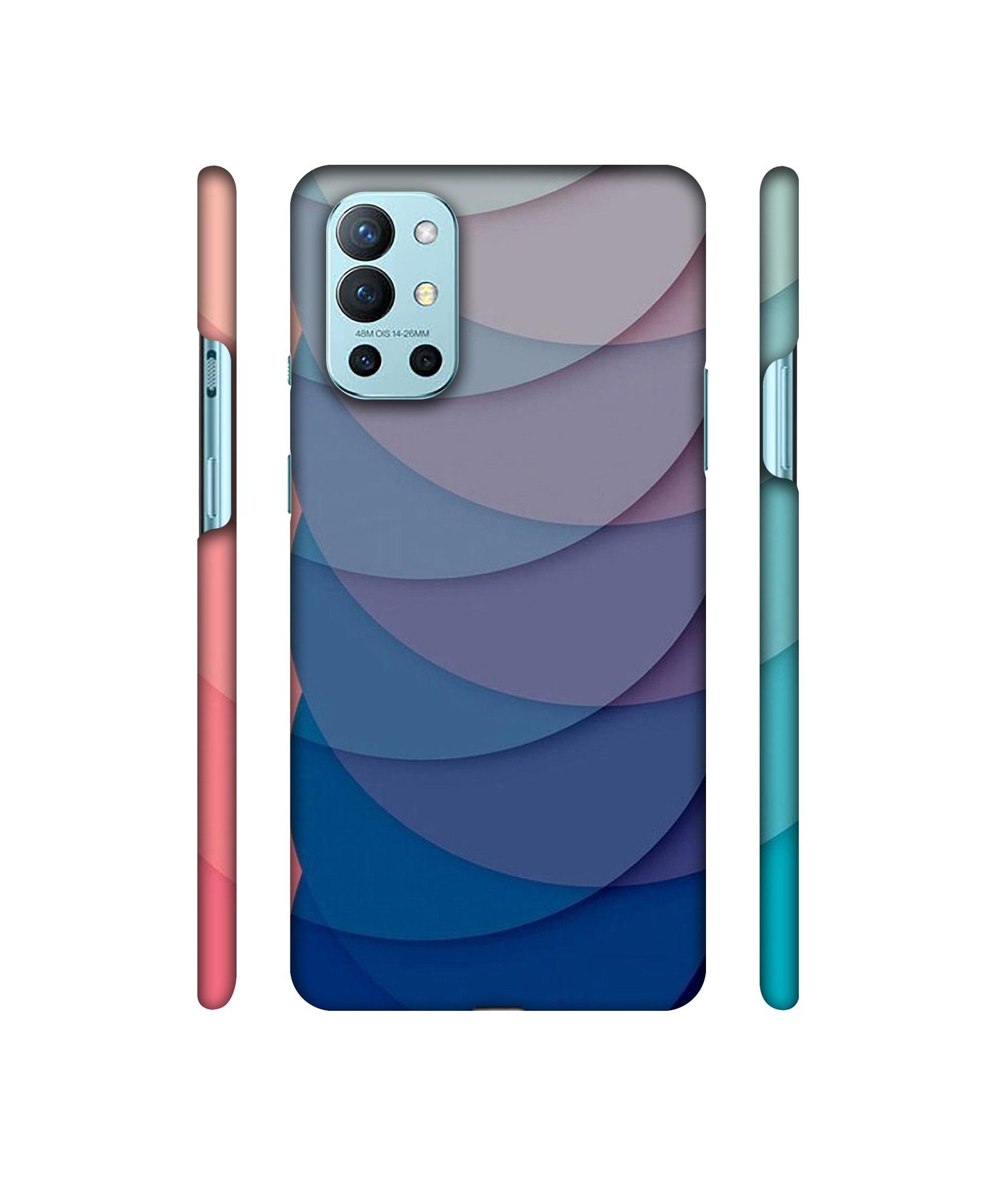 Waves Pattern Print Designer Hard Back Cover for OnePlus 9R