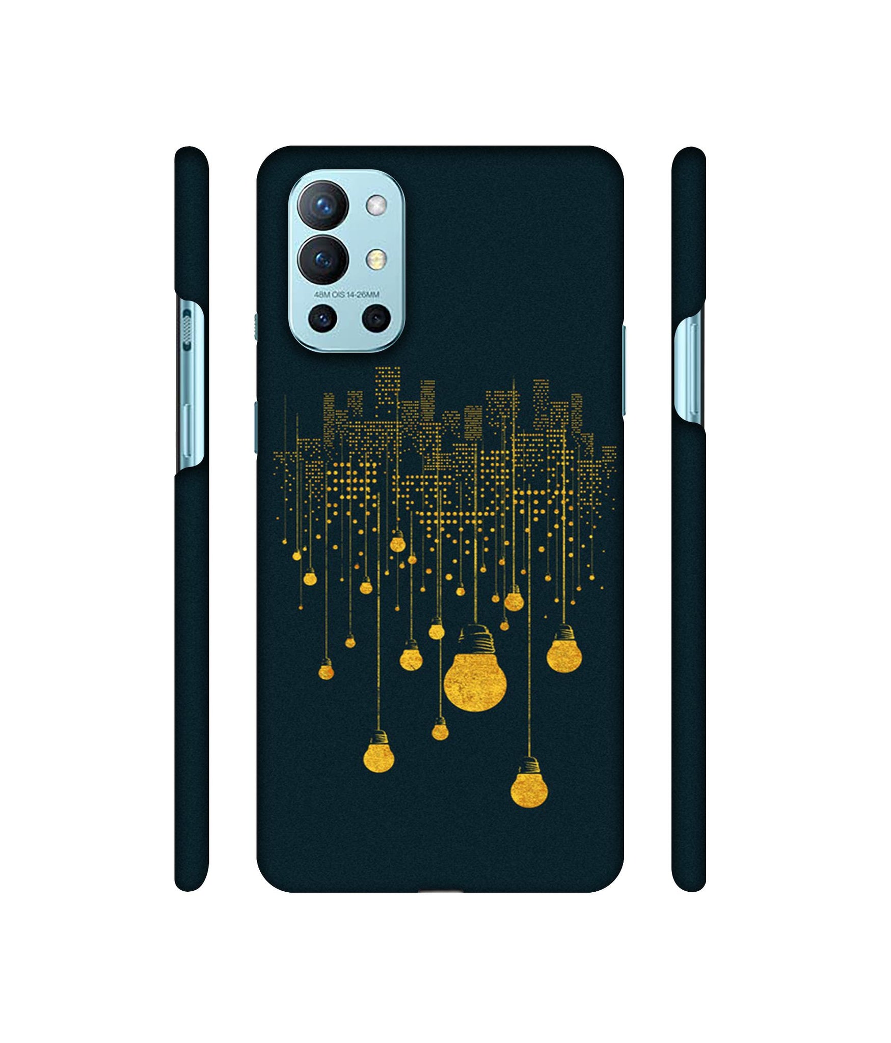 City Light Pattern Designer Hard Back Cover for OnePlus 9R