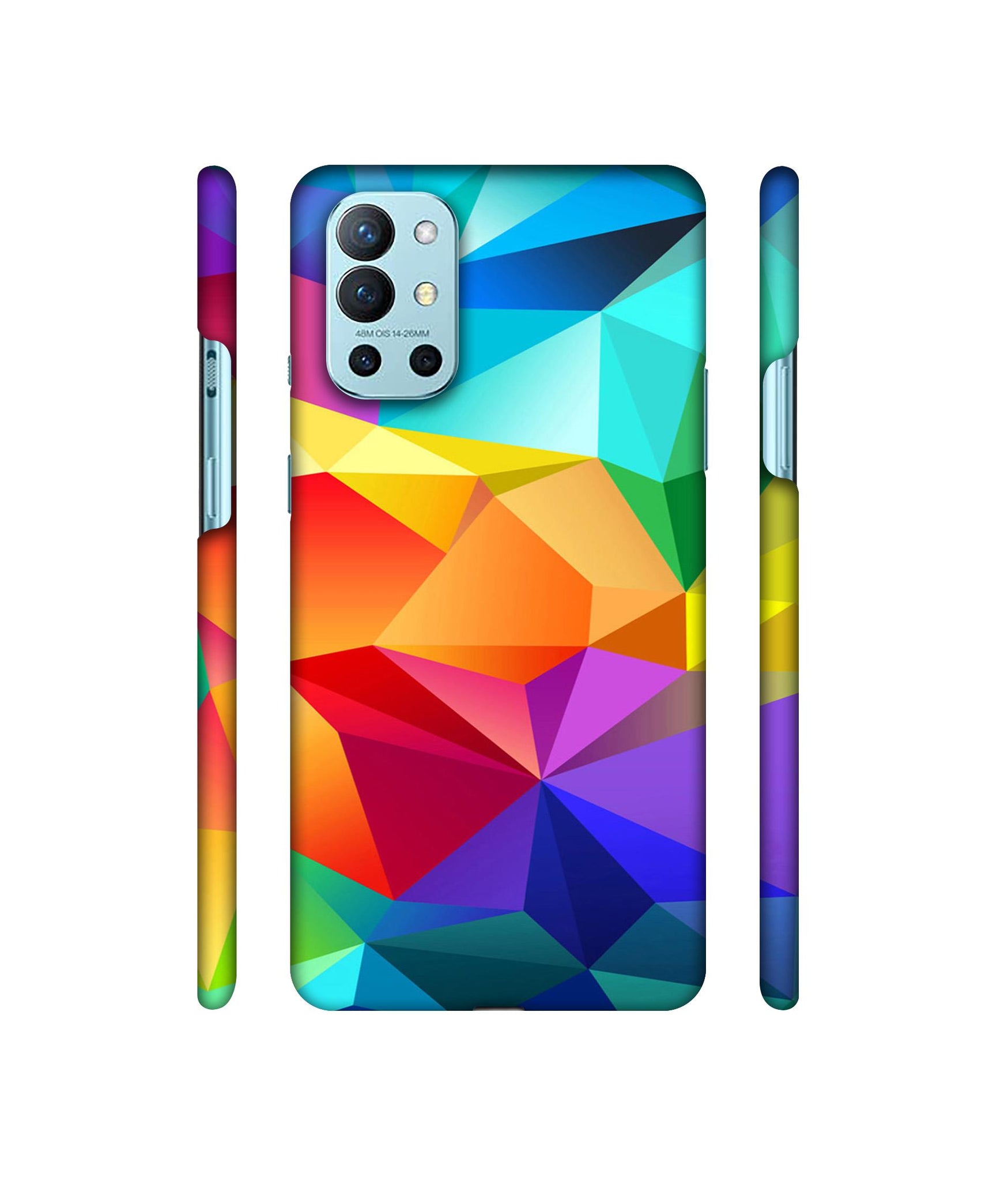 Colorful Pattern Designer Hard Back Cover for OnePlus 9R