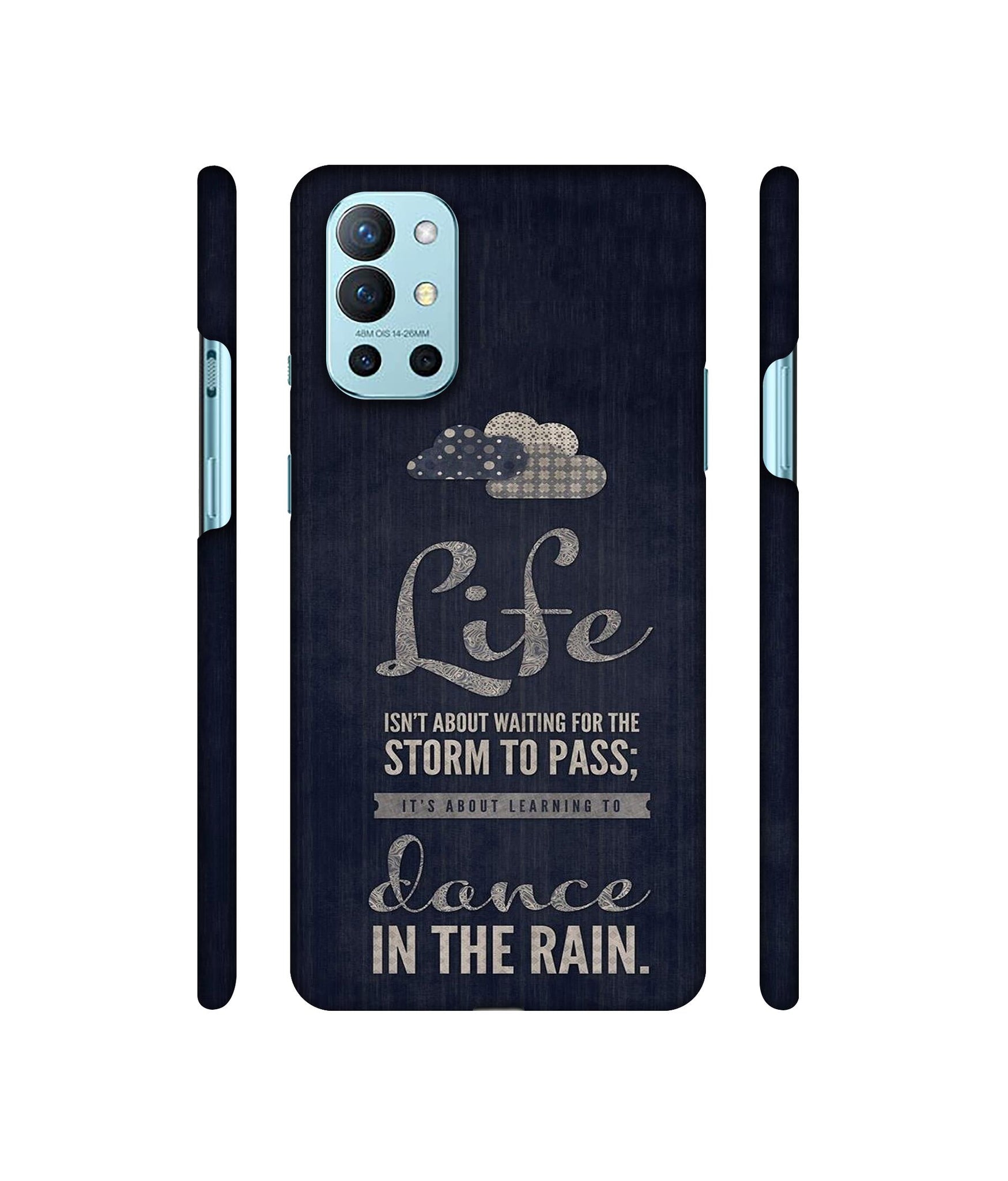 Life in The Rain Designer Hard Back Cover for OnePlus 9R