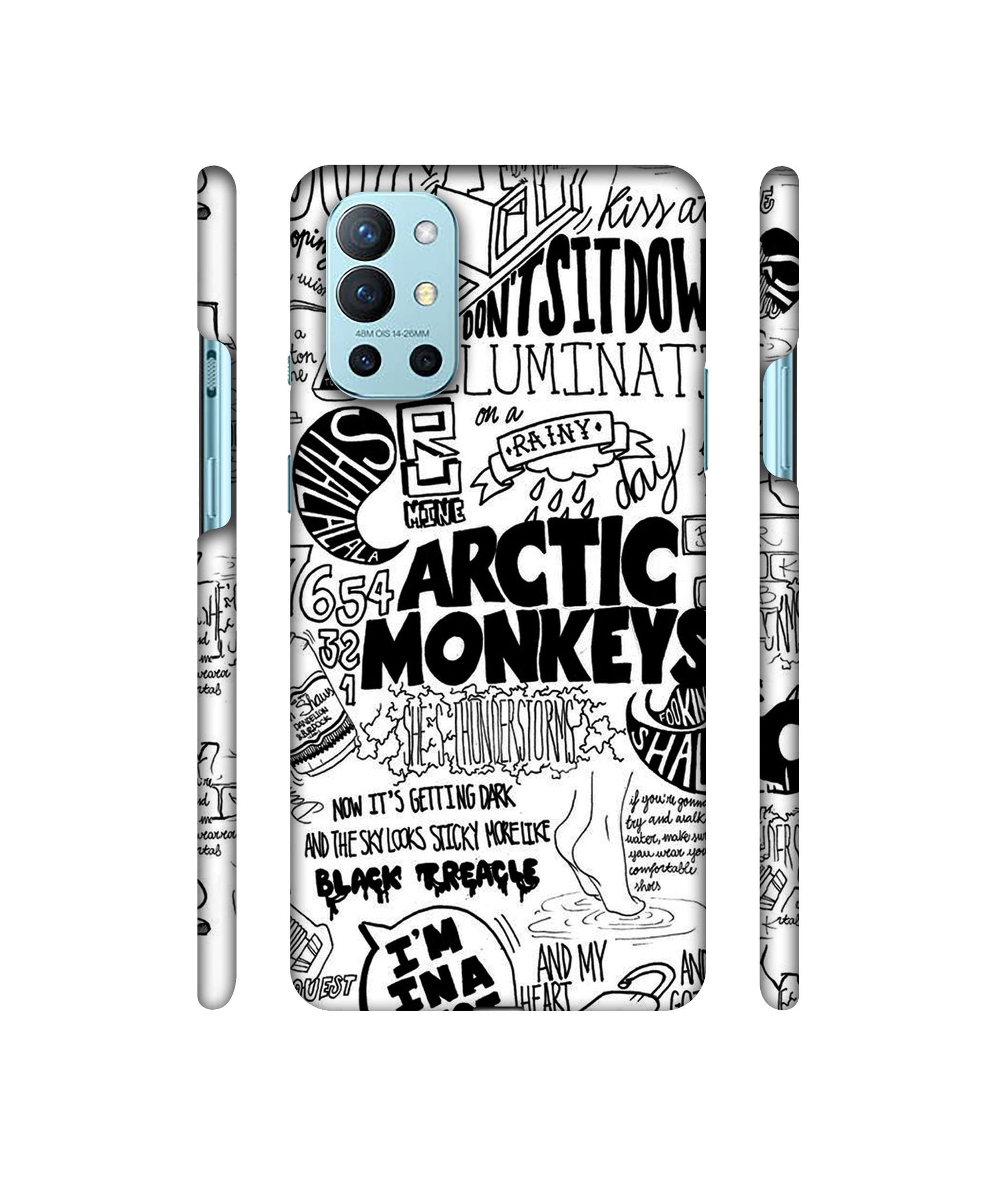 Arctic Monkeys Pattern Designer Hard Back Cover for OnePlus 9R