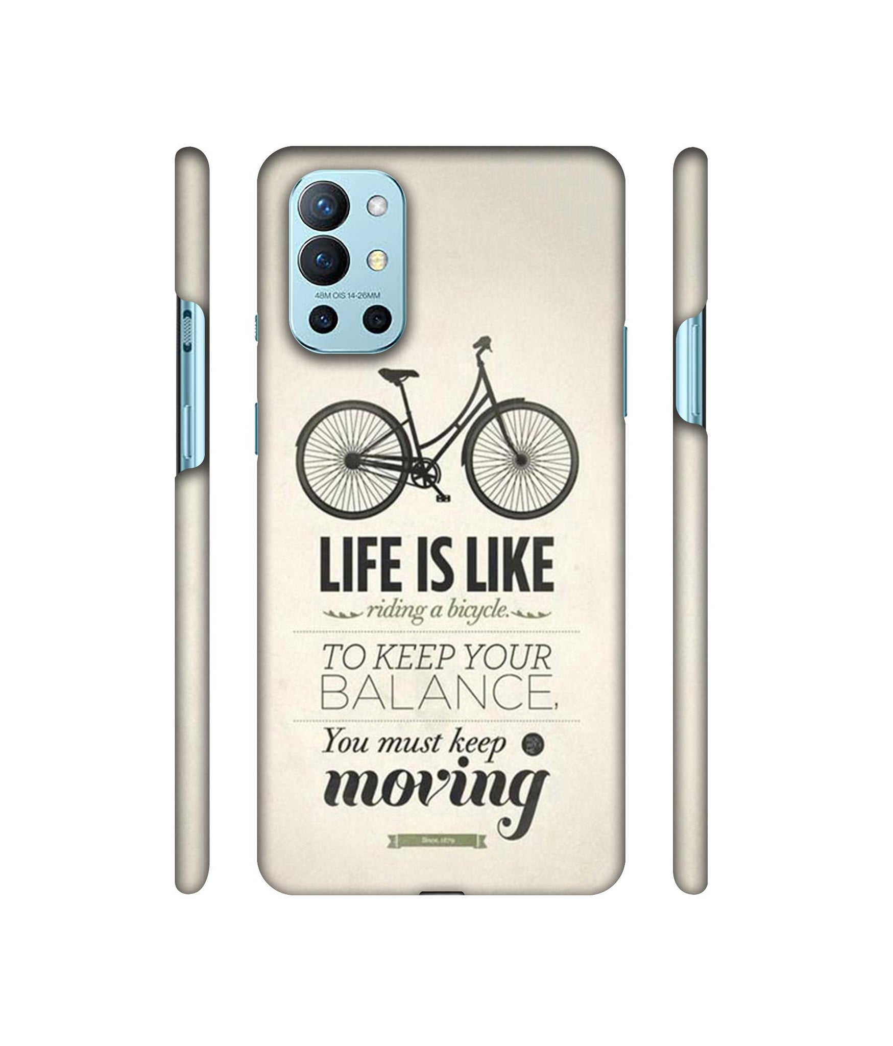 Life is Like Moving Designer Hard Back Cover for OnePlus 9R