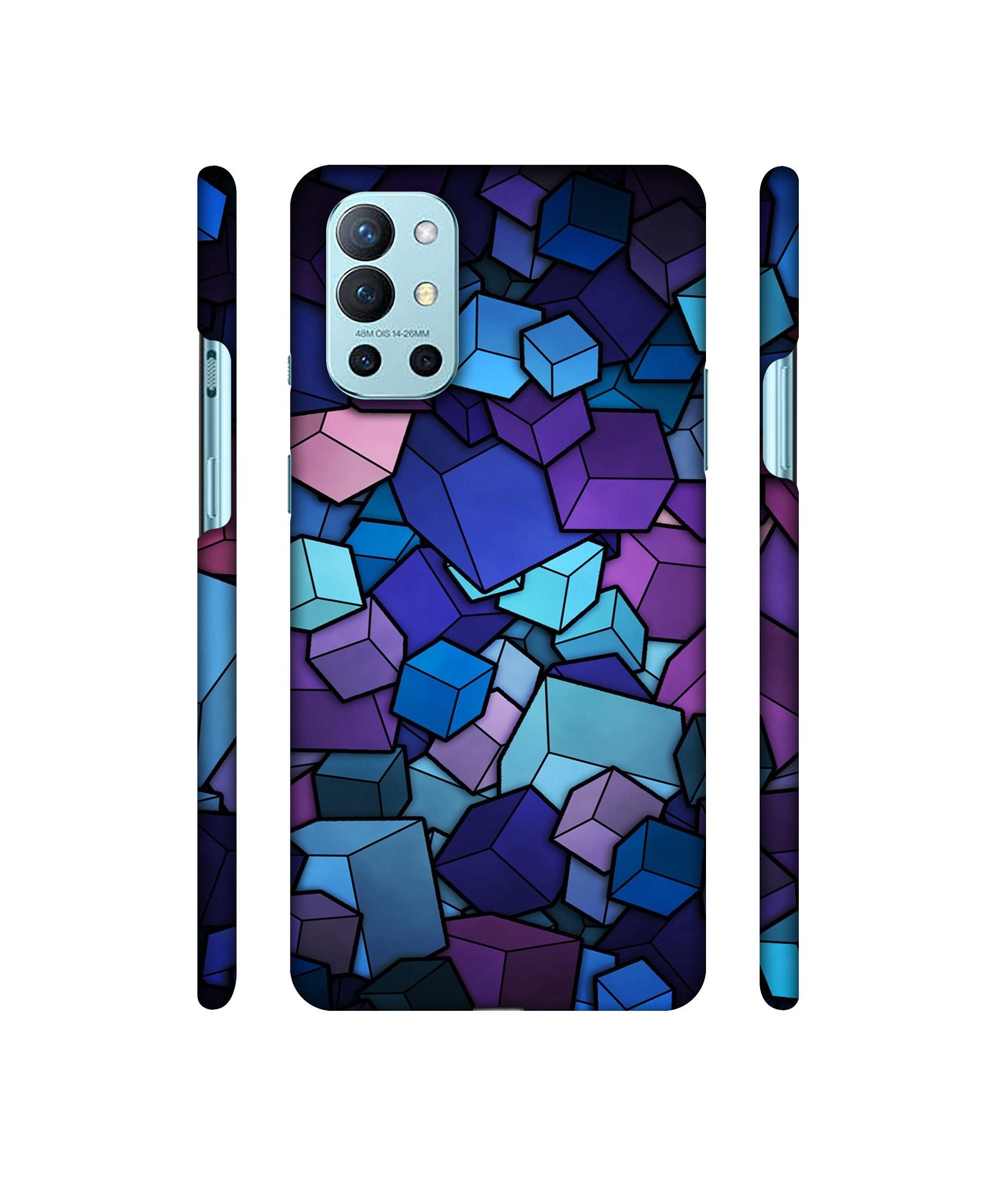 Color Box Designer Hard Back Cover for OnePlus 9R