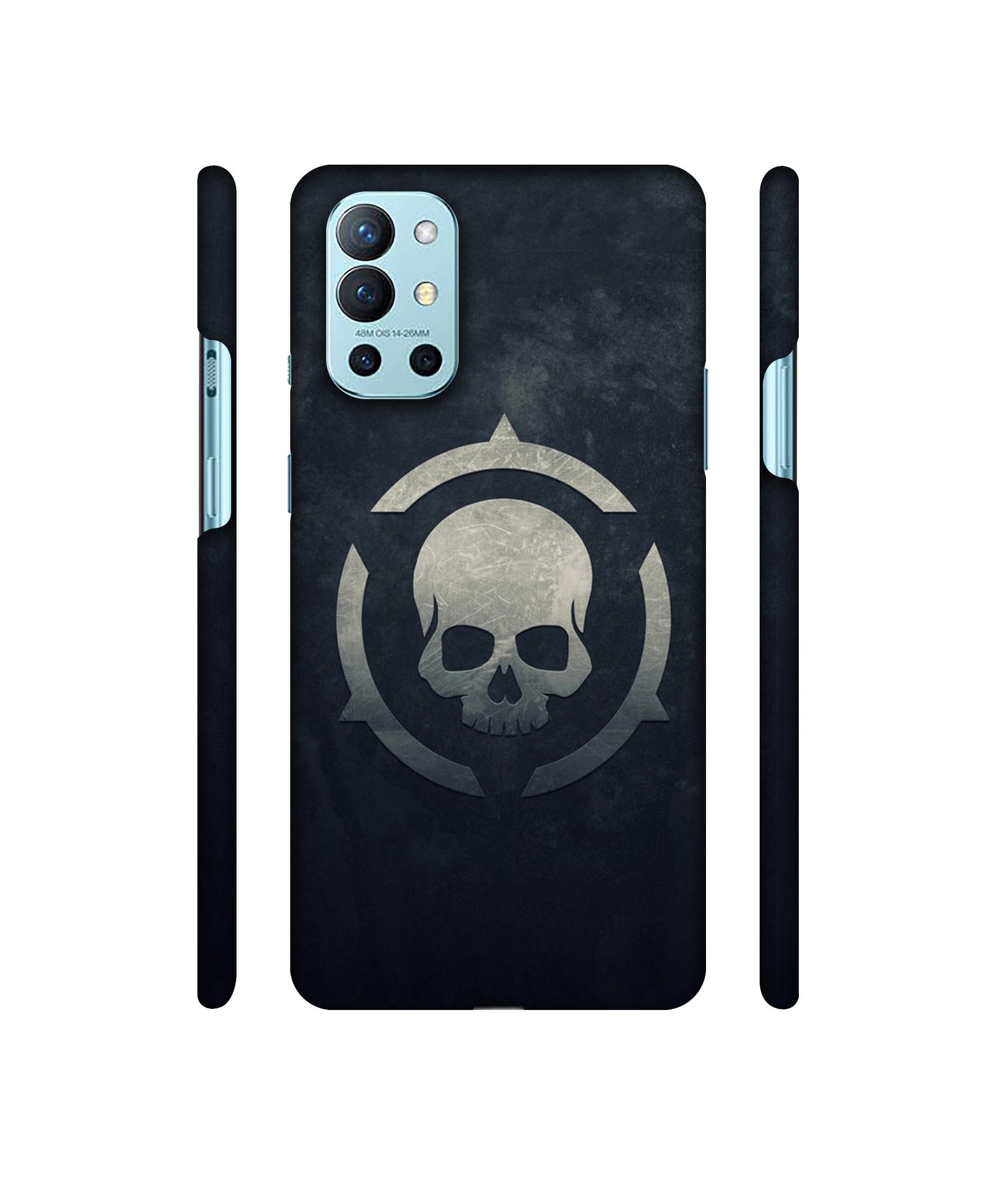 Skull Pattern Print Designer Hard Back Cover for OnePlus 9R