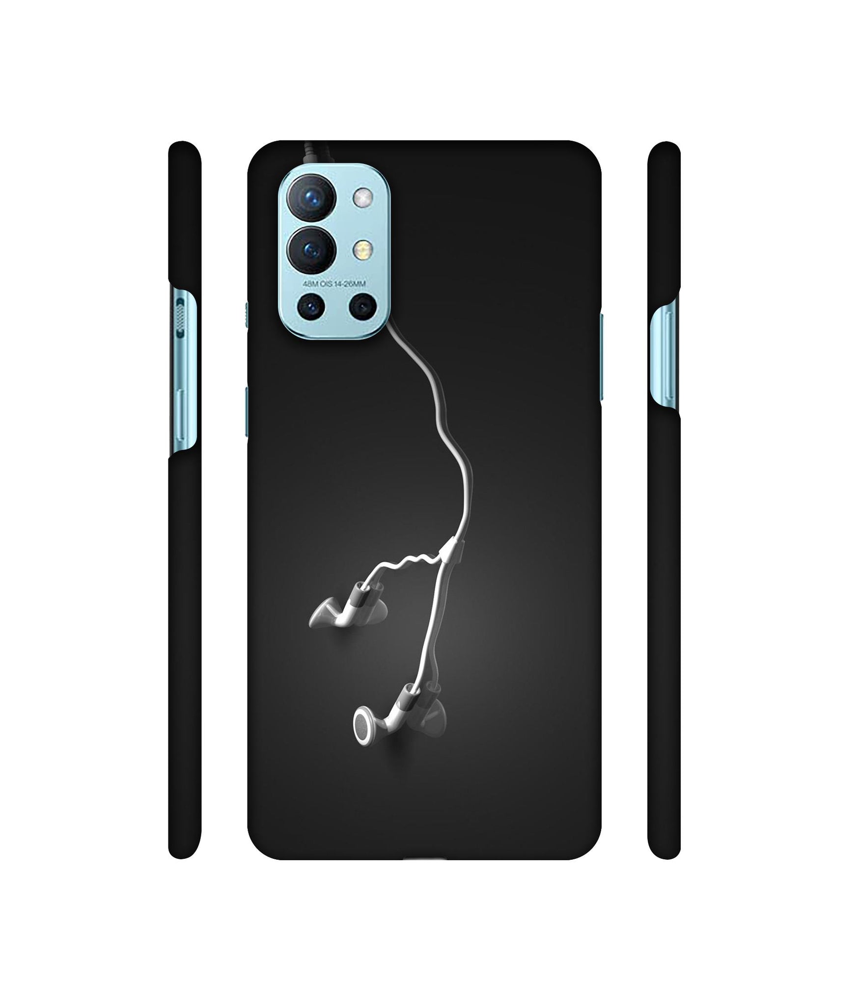 Headphone Designer Hard Back Cover for OnePlus 9R