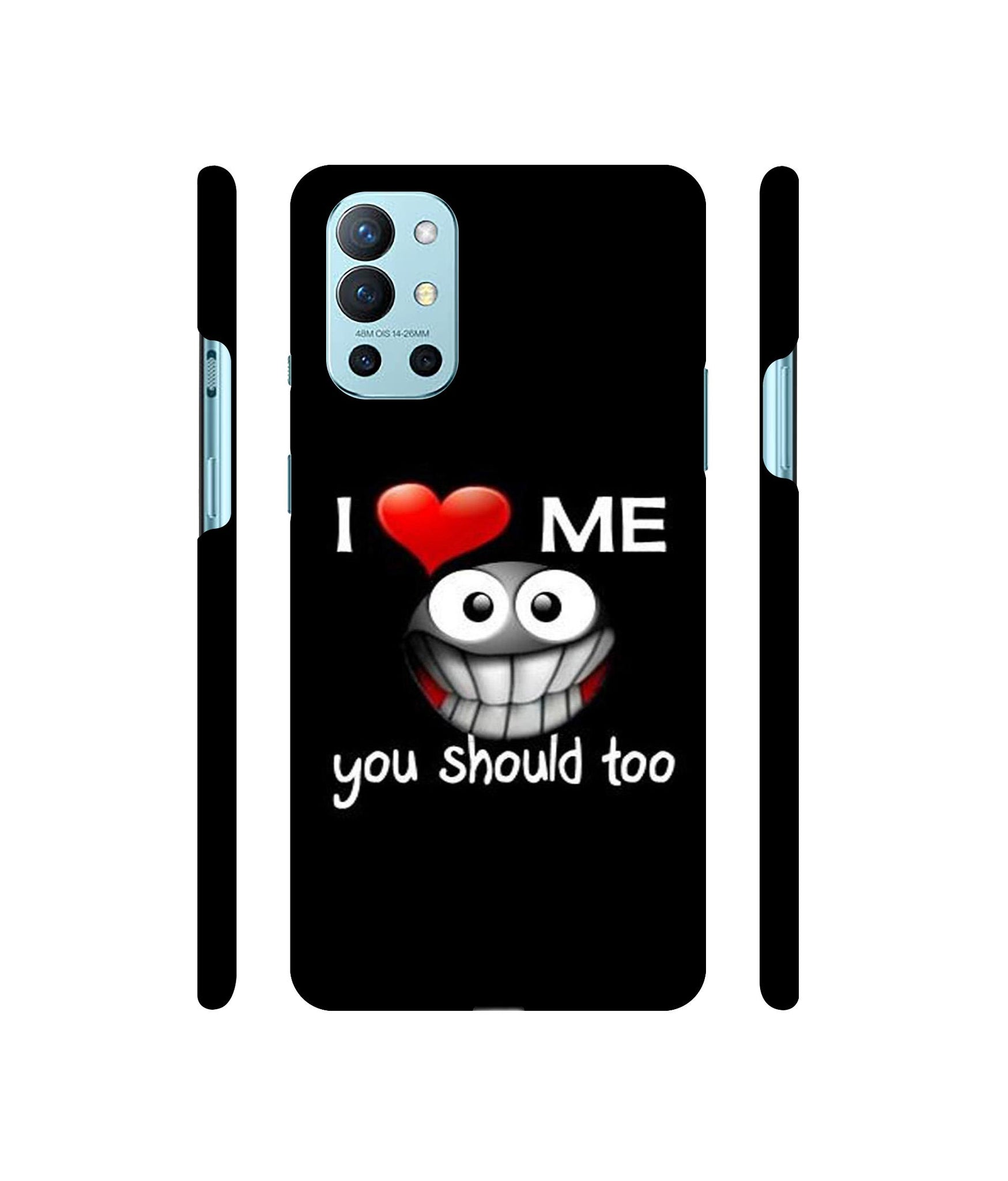 I Love Me Quotes Designer Hard Back Cover for OnePlus 9R