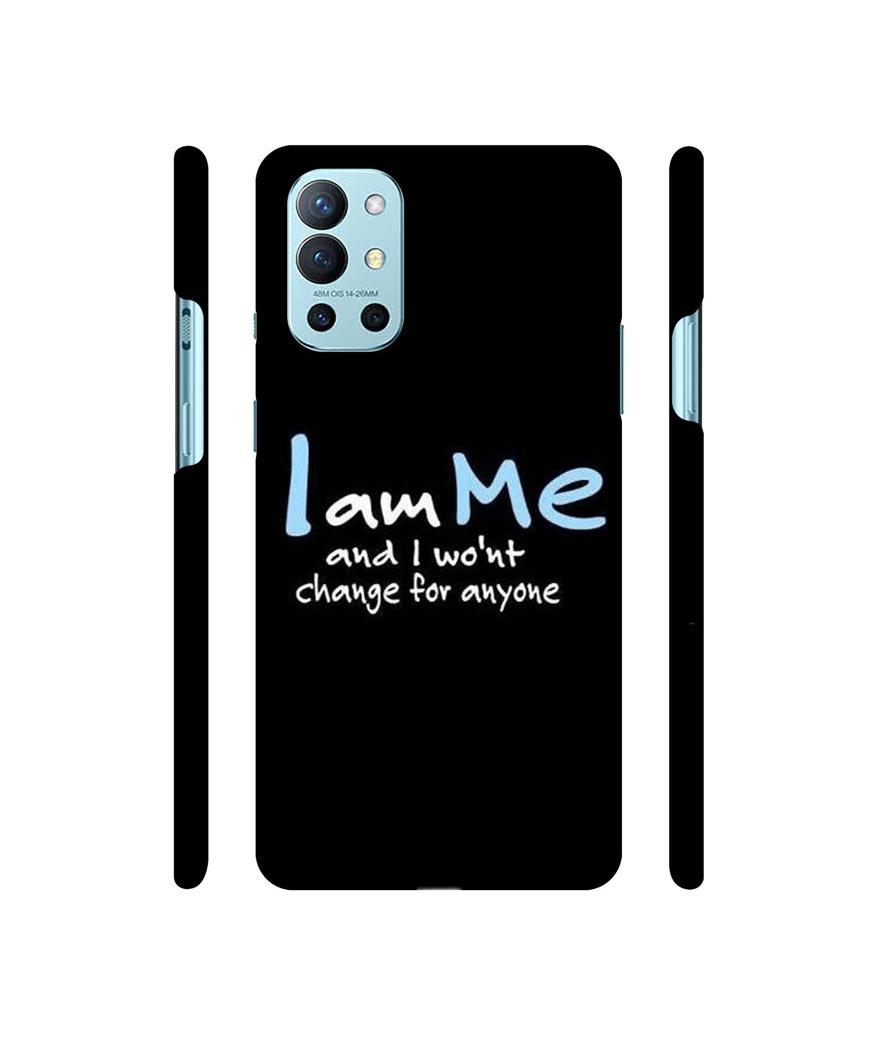 I Am Me Quotes Designer Hard Back Cover for OnePlus 9R