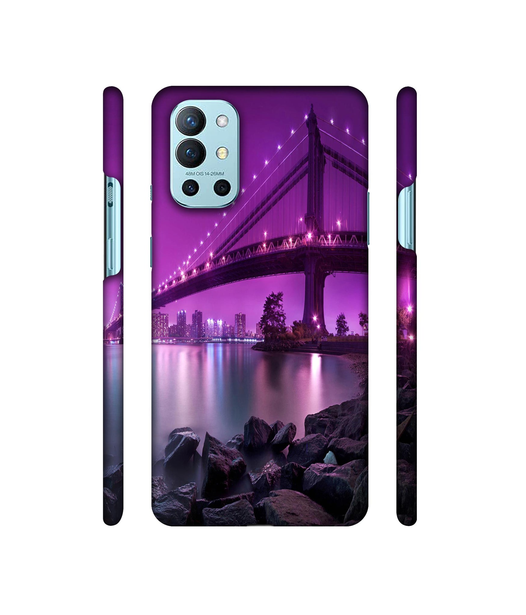 Manhattan Bridge Designer Hard Back Cover for OnePlus 9R