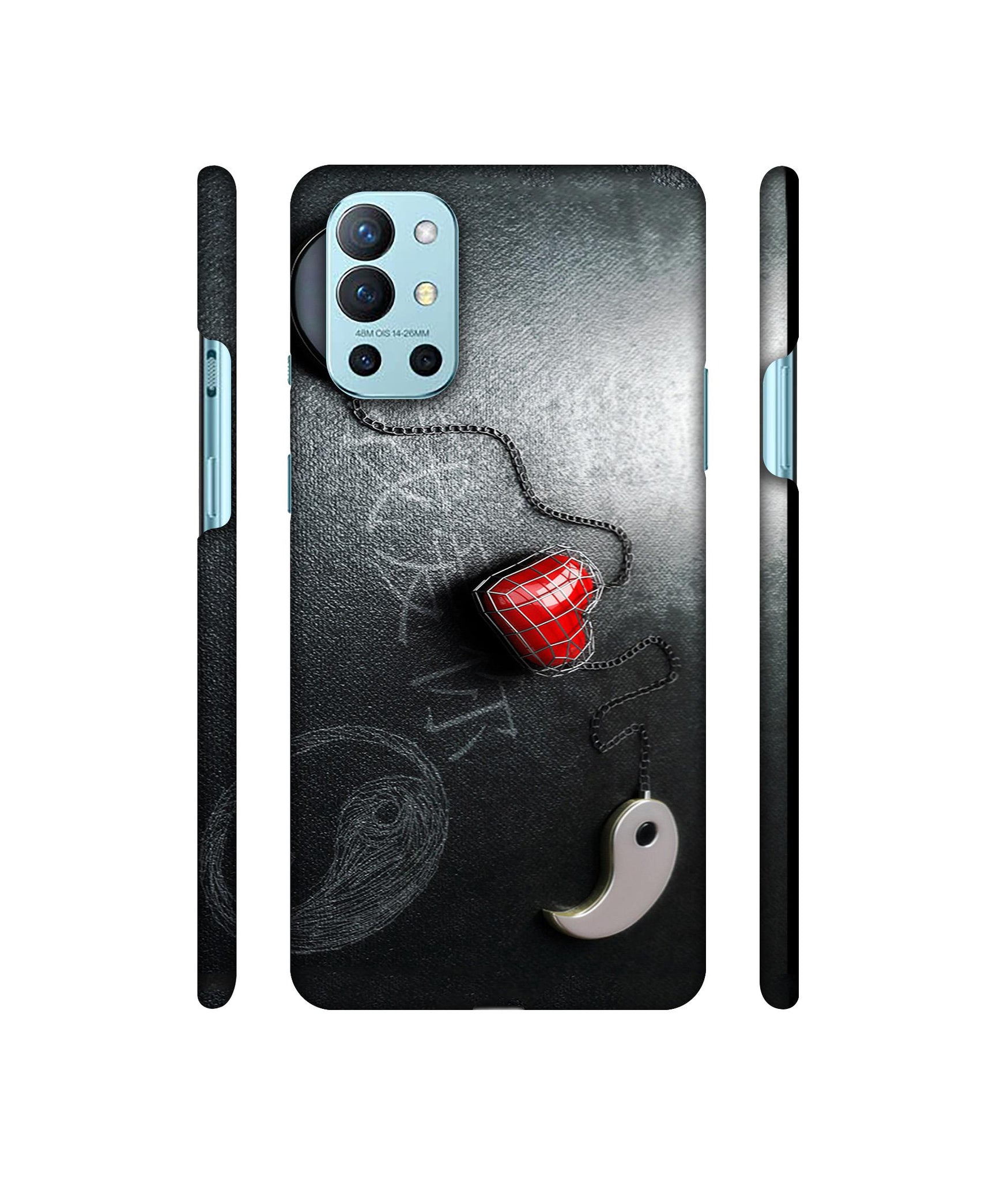 Chinnese Yin and Yang Designer Hard Back Cover for OnePlus 9R