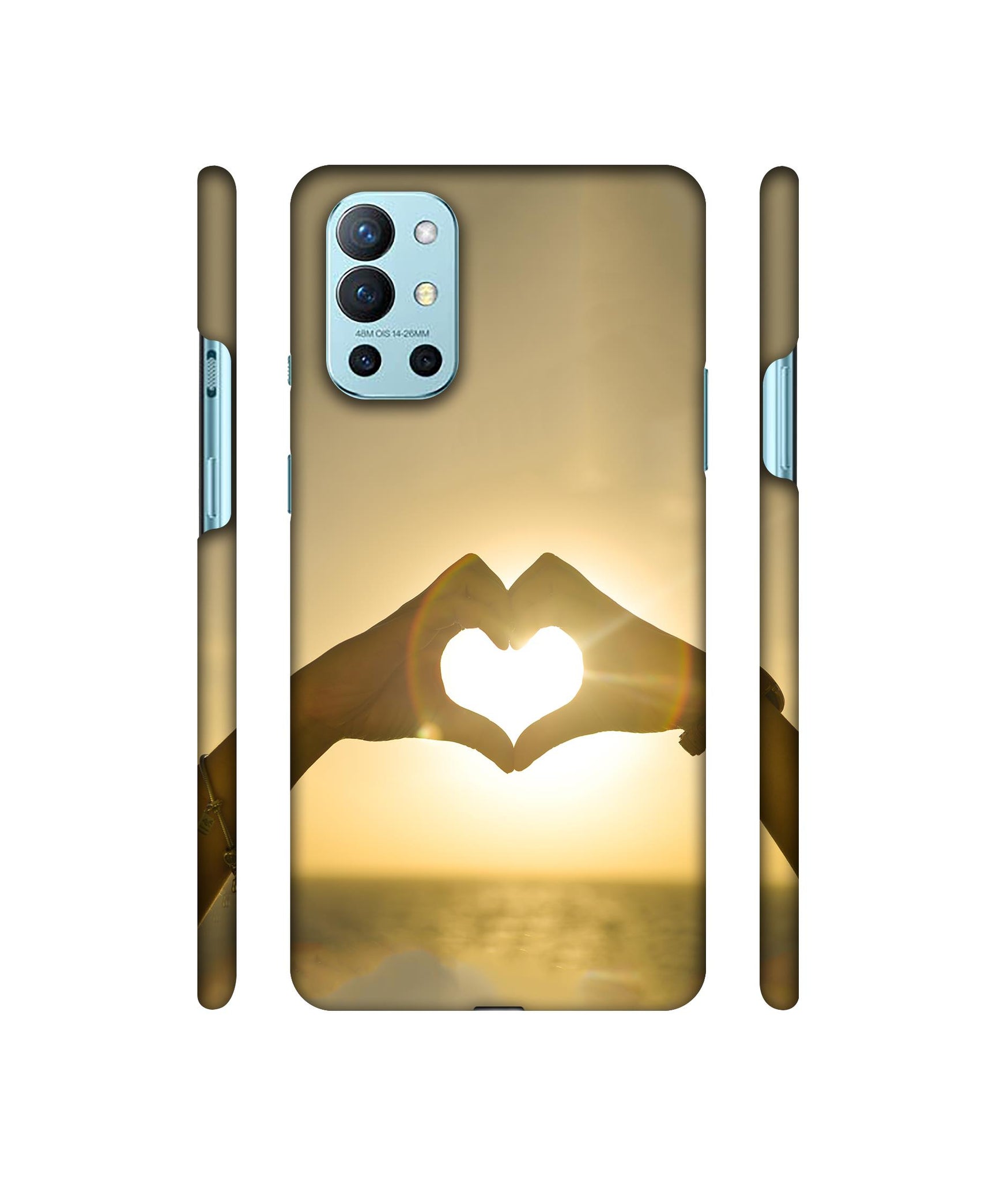 Heart in Hand Shape Designer Hard Back Cover for OnePlus 9R