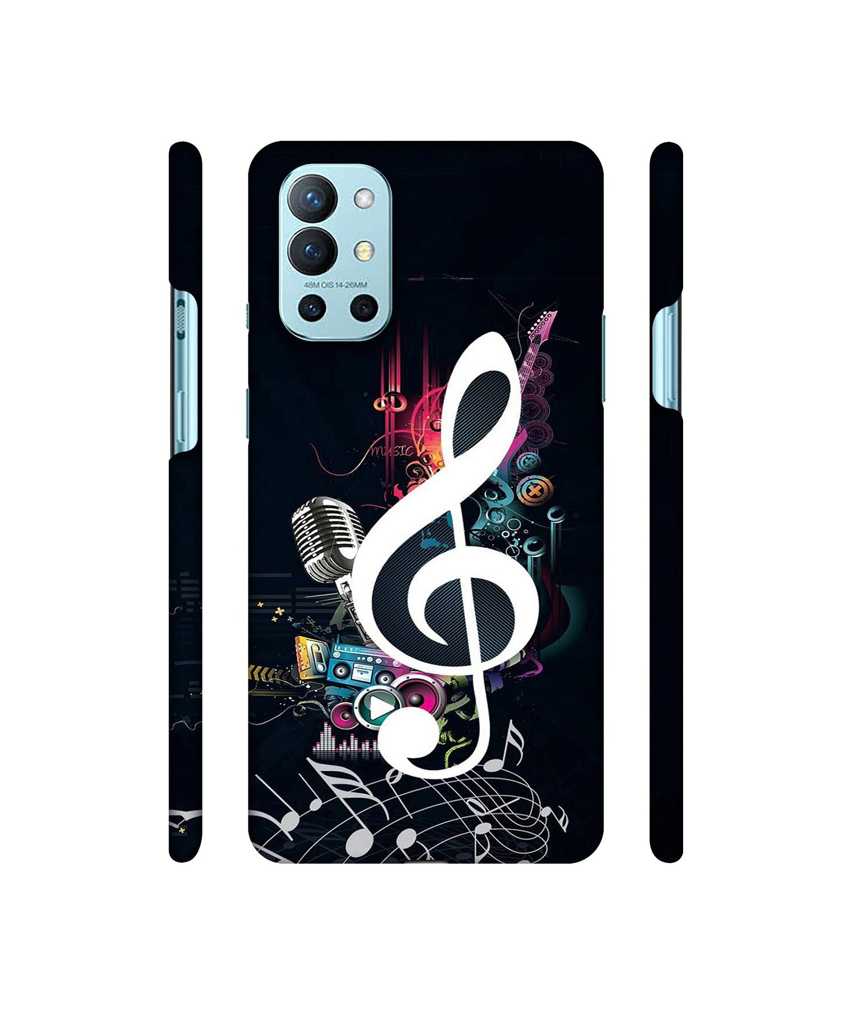 Mike and Music Designer Hard Back Cover for OnePlus 9R