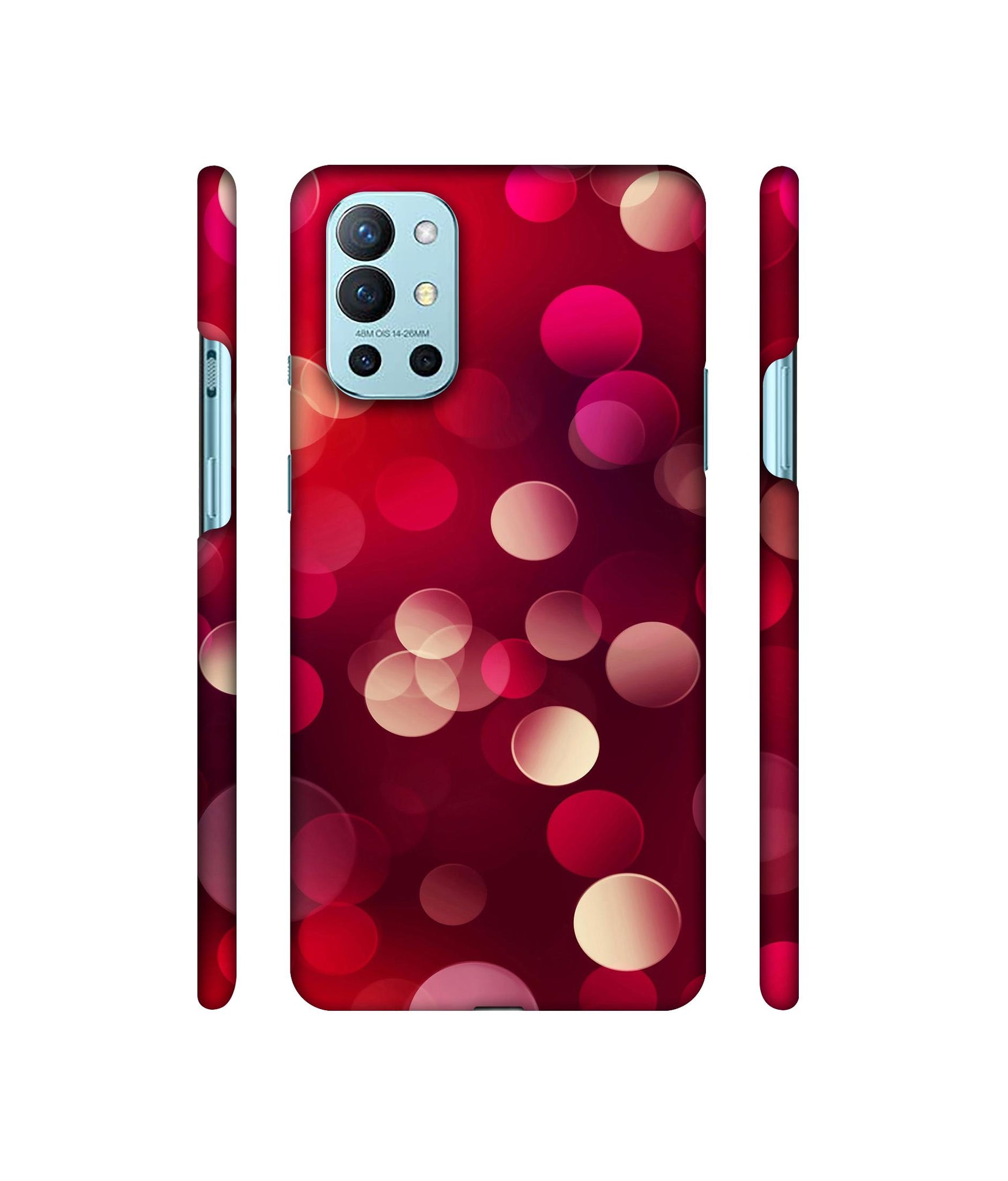 3D Circles Designer Hard Back Cover for OnePlus 9R