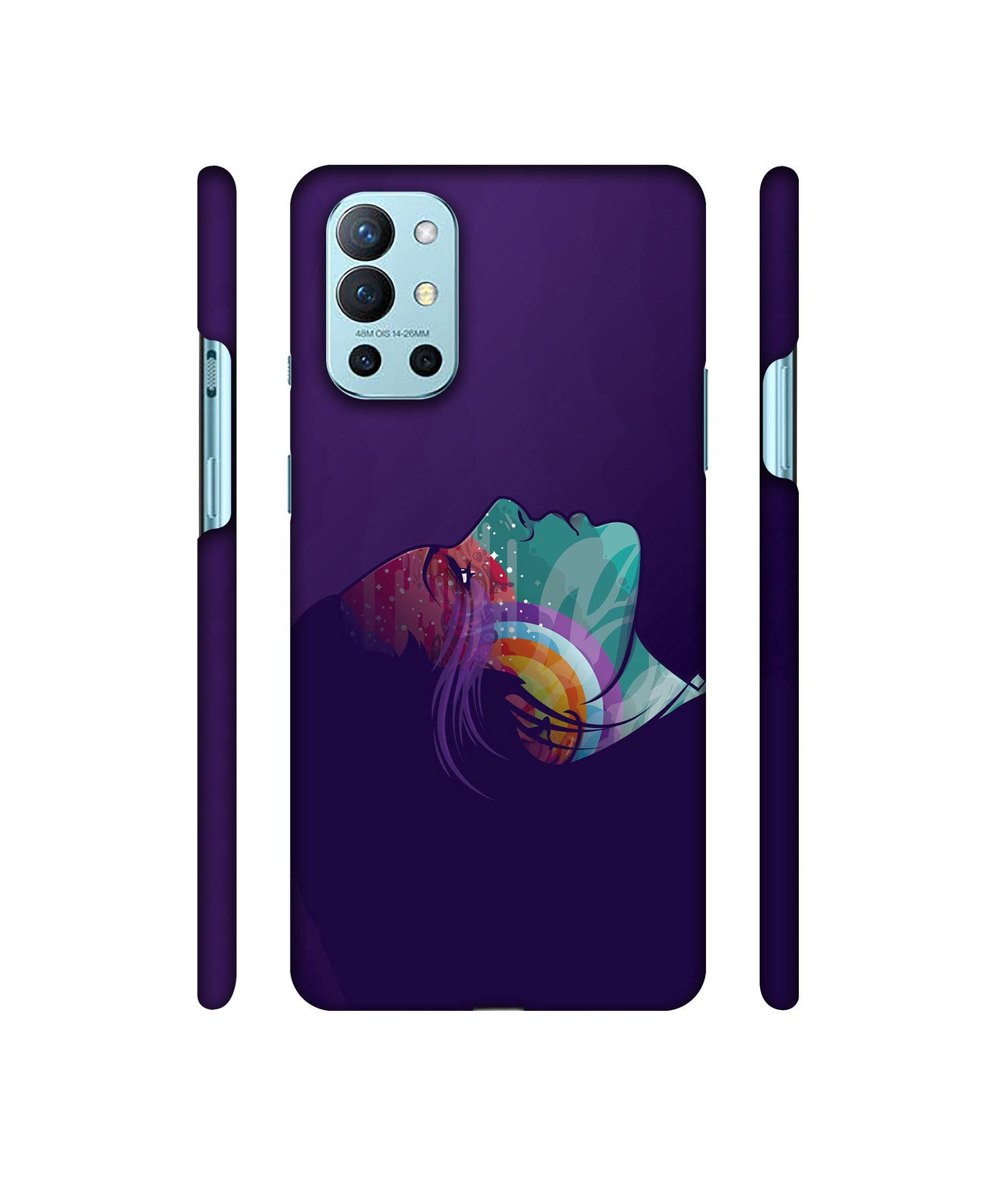 Vector Girl Designer Hard Back Cover for OnePlus 9R