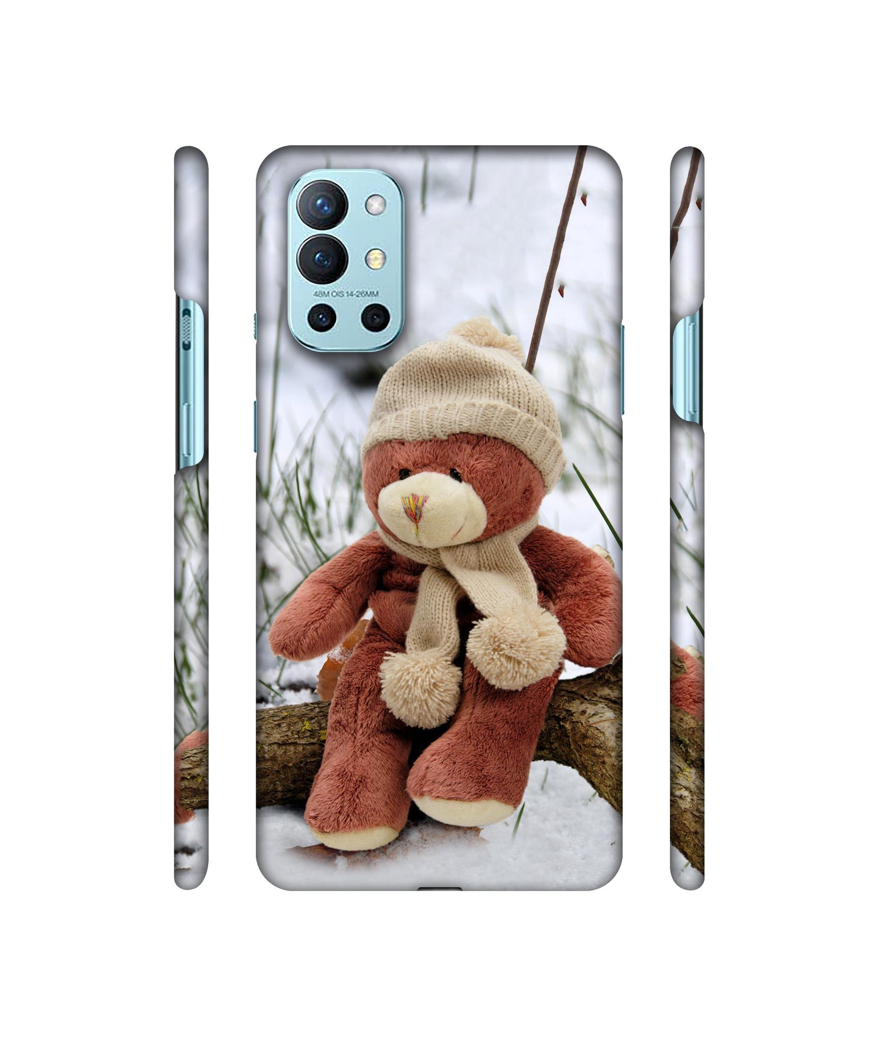 Woolen Bear Designer Hard Back Cover for OnePlus 9R