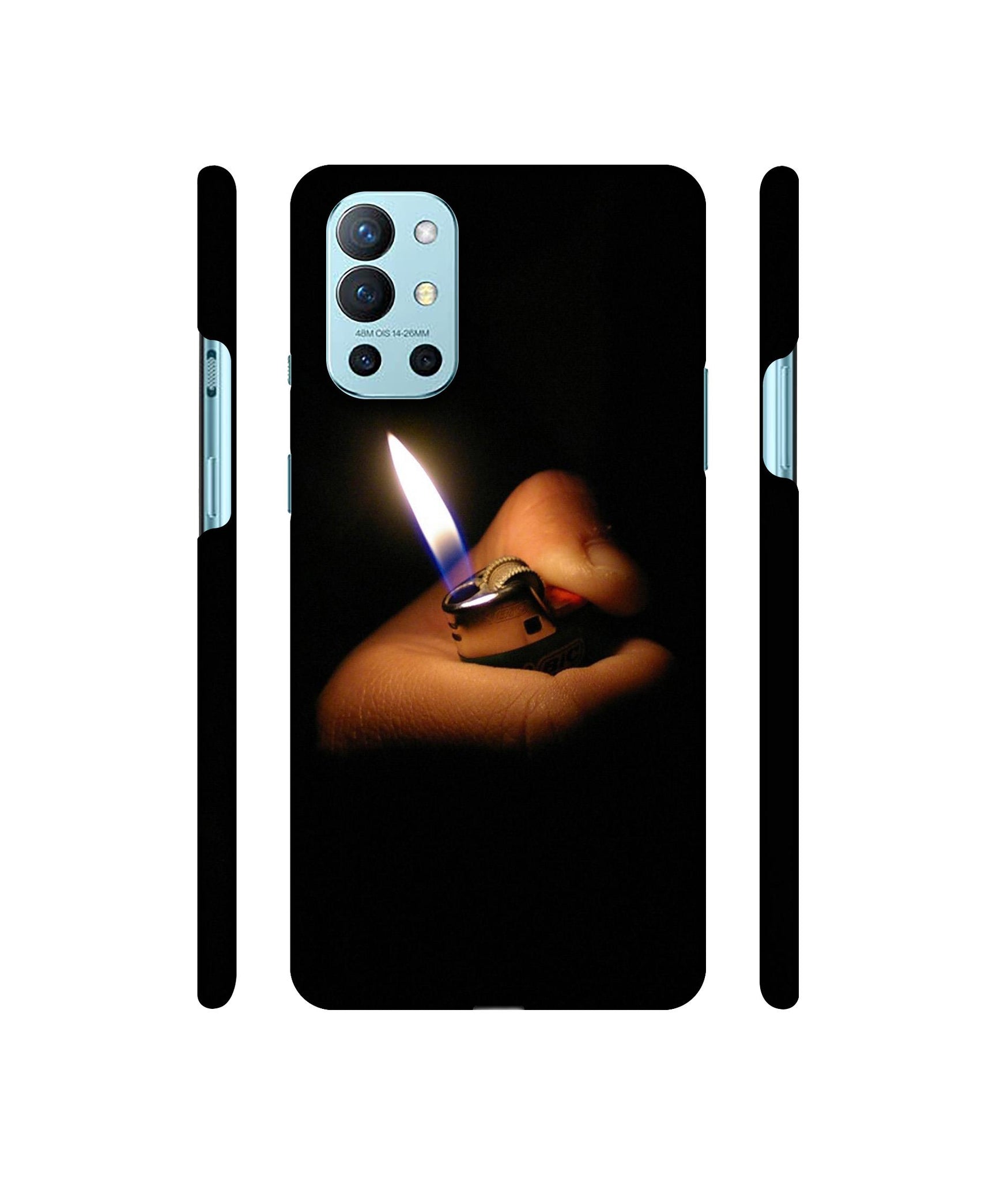 Lighter Flames Designer Hard Back Cover for OnePlus 9R