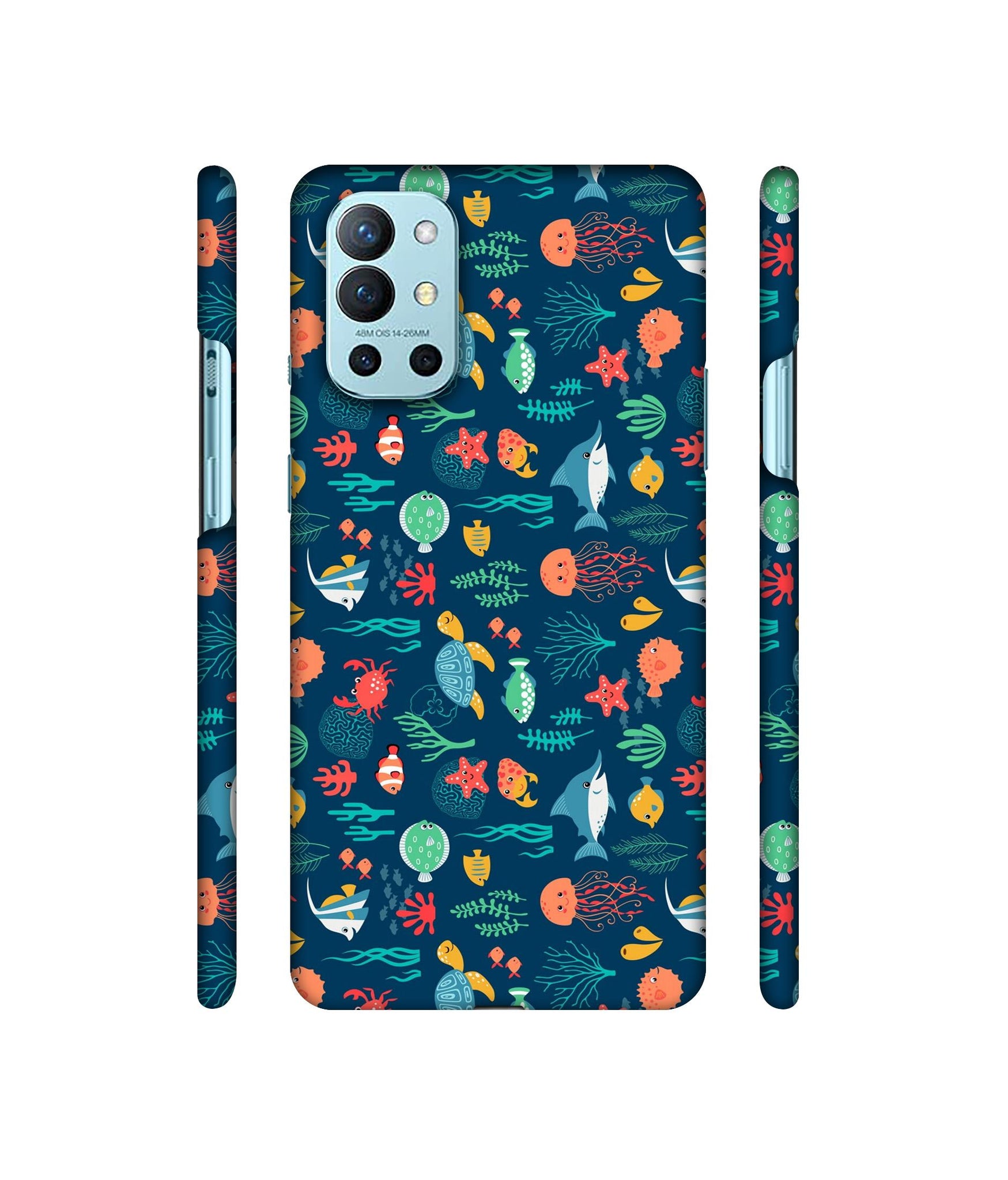 Aquarium Texture Designer Hard Back Cover for OnePlus 9R