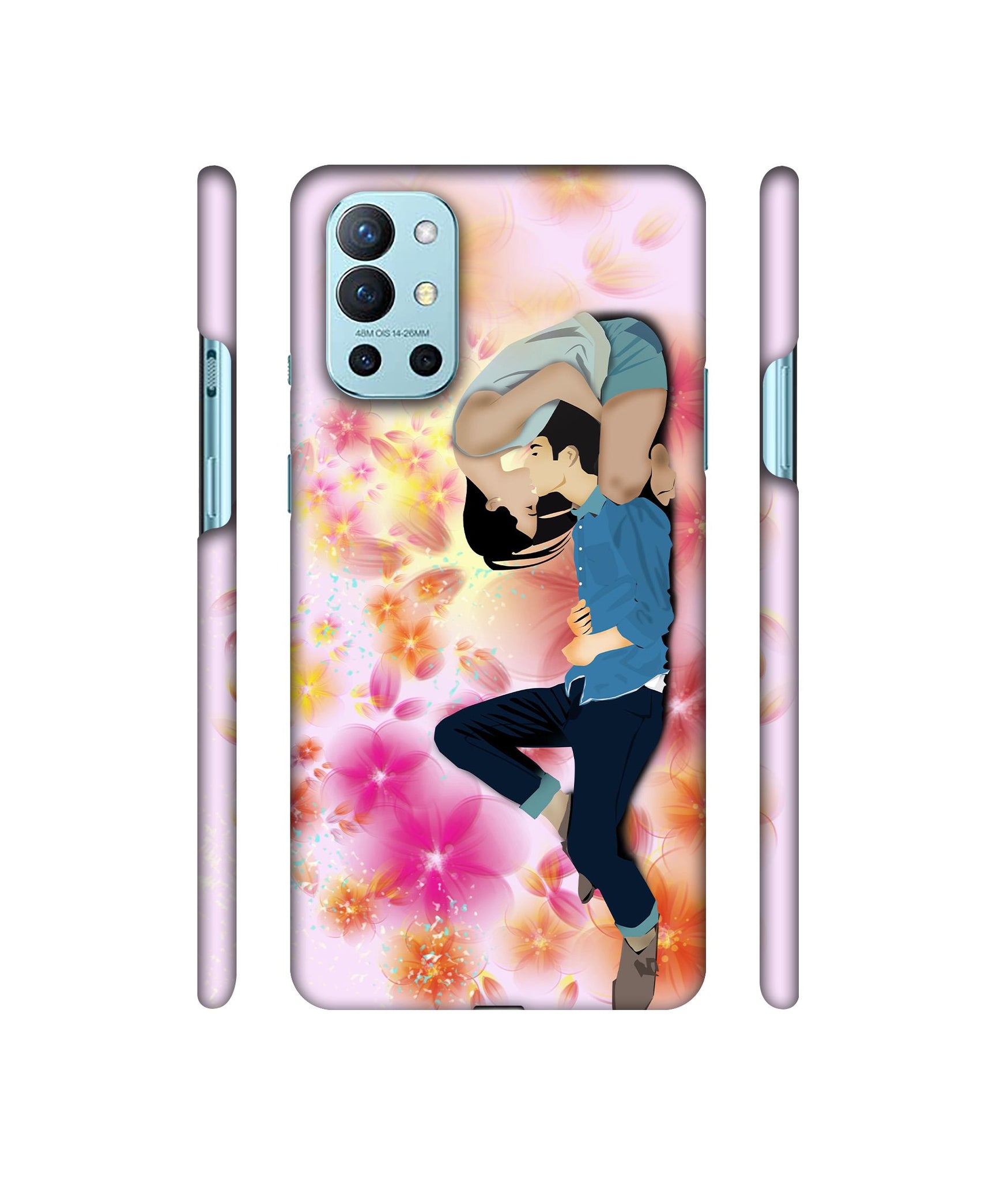 Couple Love Designer Hard Back Cover for OnePlus 9R