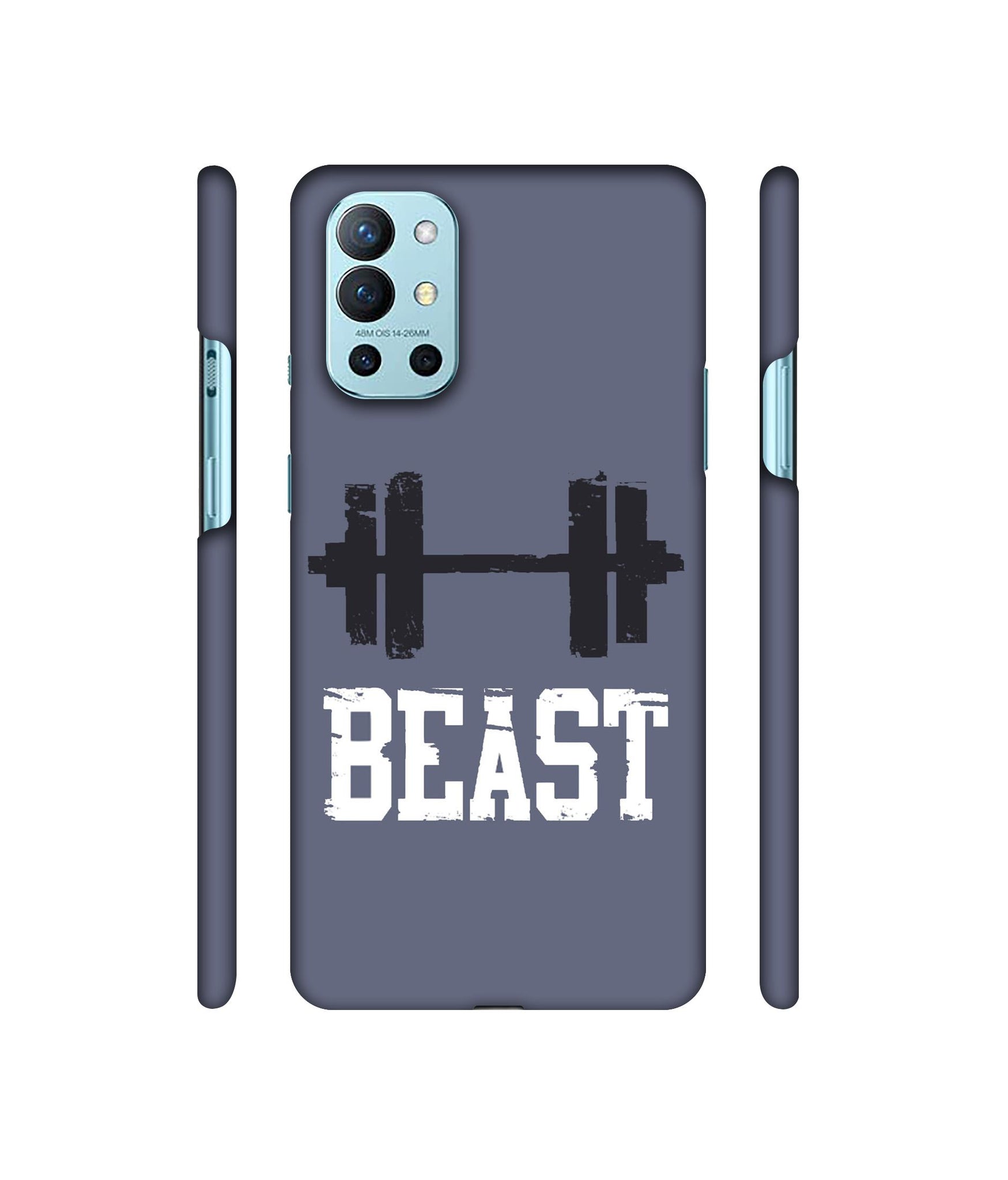 Beast Gym Designer Hard Back Cover for OnePlus 9R