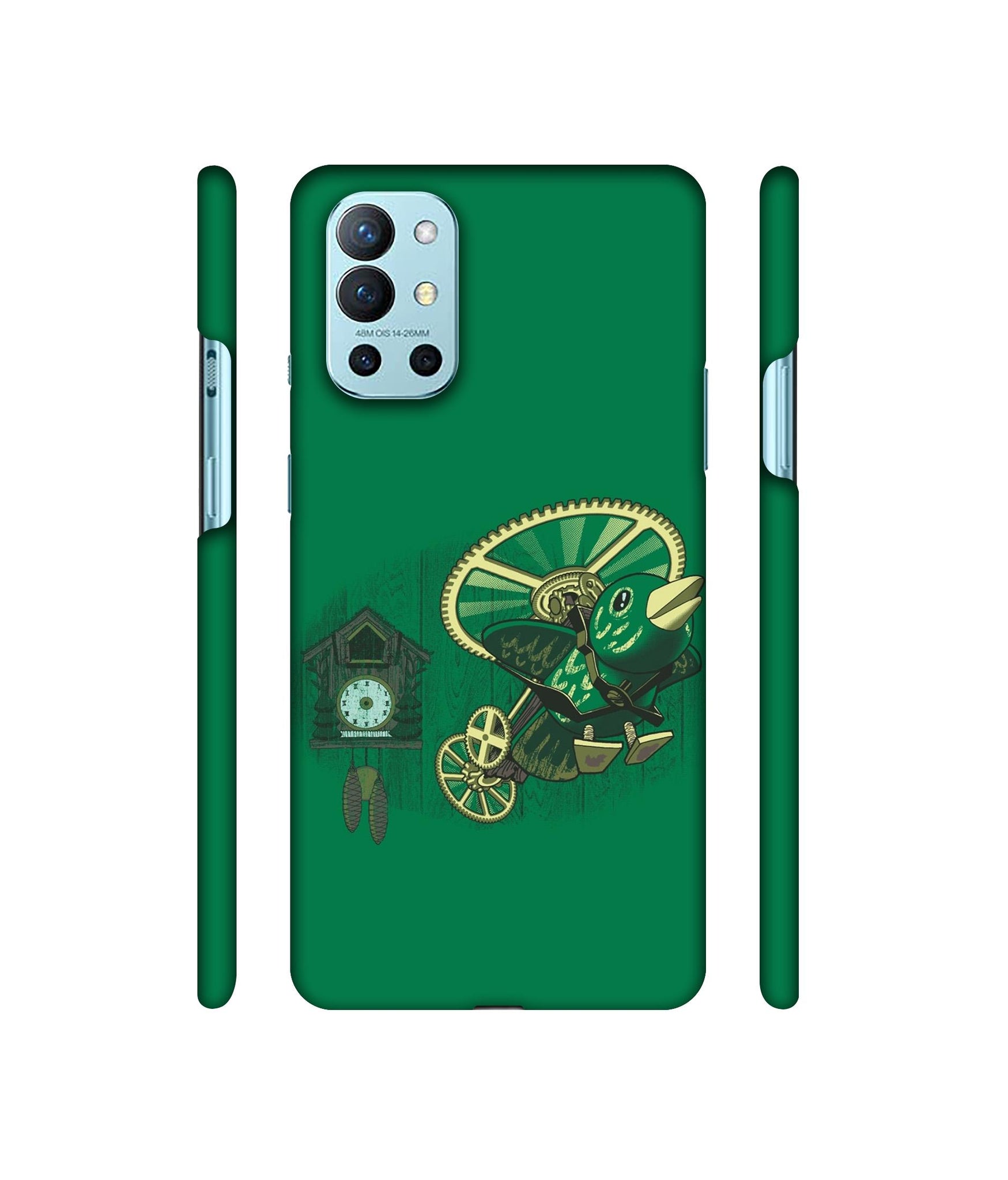 Clock Bird Designer Hard Back Cover for OnePlus 9R